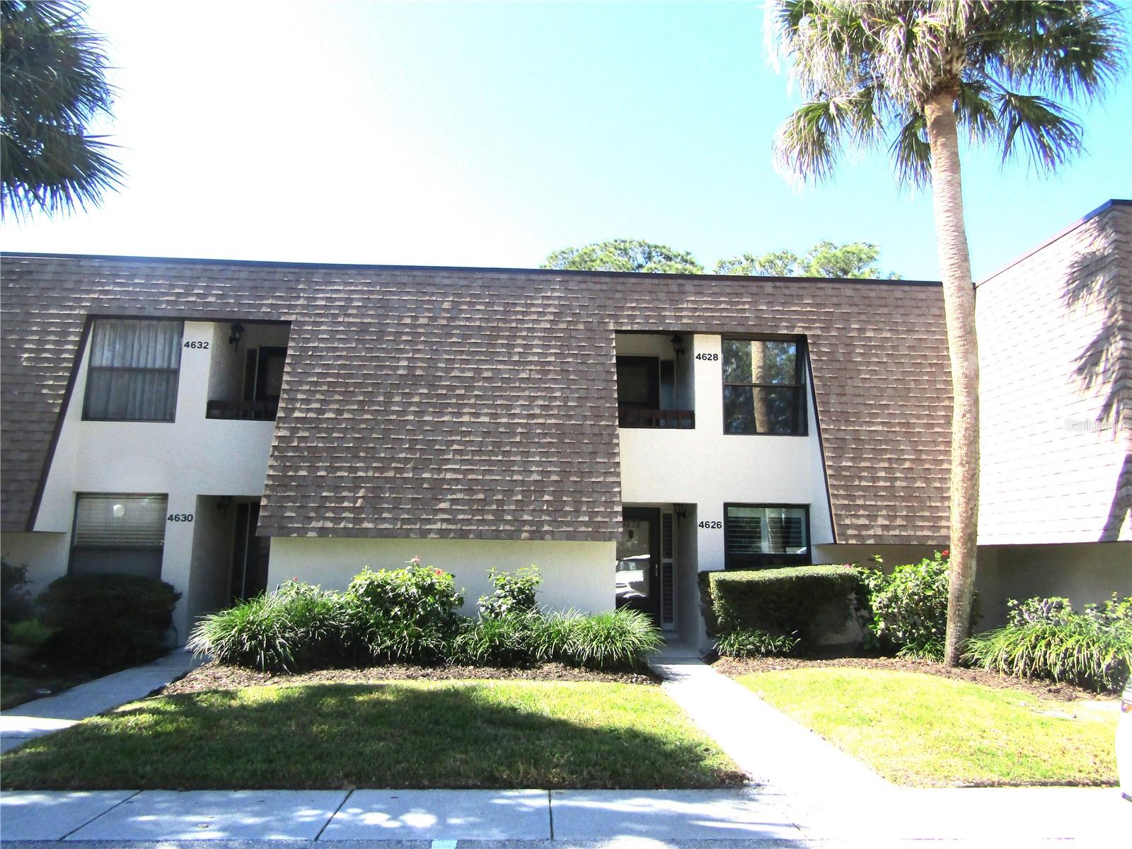 Fantastic courtyard and pool views from the screened lanai of this 2 bedroom/2 bath second floor condo.  Lanai has large storage closet and there is a small storage closet in living room area as well.  Tile floors throughout making upkeep easy.  Kitchen has pass-thru to dining area, newer appliances and is fully equipped.  Sliding glass doors from living room as well as second bedroom open to the screened lanai and lets lots of light into this an already light and bright property.  This property is move in ready and sold "As is" please use "As Is" contract.