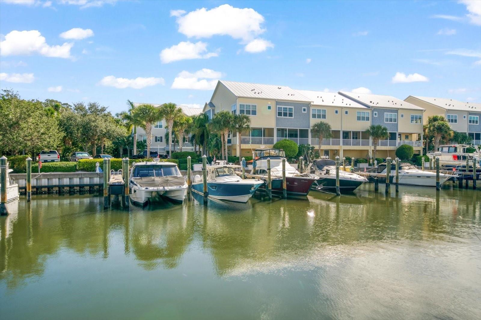 Price reduced to sell.  Best unit in the community. Take advantage of the discount--Fees dropped to $781 per month as of Jan 1, 2024----Drop anchor and embark on your permanent vacation at The Cove at Loggerhead Marina.  You have found the original model home for the community, born with many upgrades.  The current owners have kept the pride of ownership alive with continued upgrades, attention to details & maintenance. Chosen as the Model home due to it’s prime location, surrounded by boats and just steps from the Community Pool, Tiki Hut, Clubhouse & Parking lot.  4 Bedroom, 3 Bathroom End Unit Townhome with 2 Car Garage, Private Elevator & Waterviews.  Home features an Open floor plan, Gourmet kitchen, amazing screened porch & covered waterfront patio overlooking the Marina.  One bedroom is located on the main living floor and could alternately be used as an office or den. Home has been impeccably maintained.  New AC System. Details & floor plans available in attachments. Treat yourself to modern luxuries in a casual seaside environment. This END Unit Townhome is available furnished with coastal décor and everything you need to move right in.  Dock space & dry storage available on site. Bring your own boat or take advantage of the convenience of having Freedom Boat Club right outside your back door.  The Cove at Loggerhead Marina is located on a Protected harbor with an active recreational marina with easy access to the Gulf of Mexico by Land and By Sea.  Close to the sandy white beaches and some of the most popular coastal communities on the West coast of Florida. Perfect relocation destination to get a taste of all that The Sunshine State has to offer! Schedule a tour today.