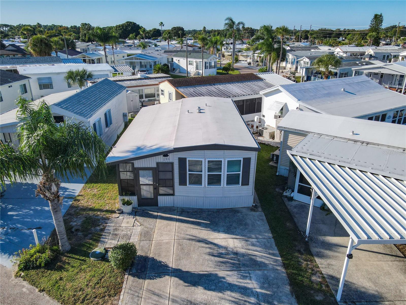 ****FANTASTIC VALUE FOR MONEY**** One bed, one bath updated park model benefits from a membrane roof, double pane windows, remodeled kitchen, remodeled bathroom with walk-in shower, new vanity and comfort height toilet. New waterproof vinyl flooring is installed throughout both the park model and the 27ft x 8ft Florida room addition. Drive offers ample parking for vehicles +  a golf cart. The BBQ and shed at rear of home convey with sale. This wonderful resort offers a 24/7 guard gated front entrance and private access to a 197 acre lake - beautiful Lake Davenport. Outdoor Resorts offers amenities such as 2 heated swimming pools, boat dock, golf course & 9 hole putt-putt golf, tennis, pickleball, a two story clubhouse for entertainment during various seasonal events & so much more....The Association fee is only $768.00 PER QUARTER! which includes all your amenities, in addition to Cable TV, Community heated pools, Park Manager, Mowing, Sewer, Water and Trash! Come and enjoy this fantastic, affordable lifestyle! Please remember 55+, no VA or FHA, 1 pet rule. The park benefits from being close to medical facilities, restaurants & grocery stores. Don’t delay!! Put this home on your ‘must see list’ and ask to arrange a viewing today! ****
