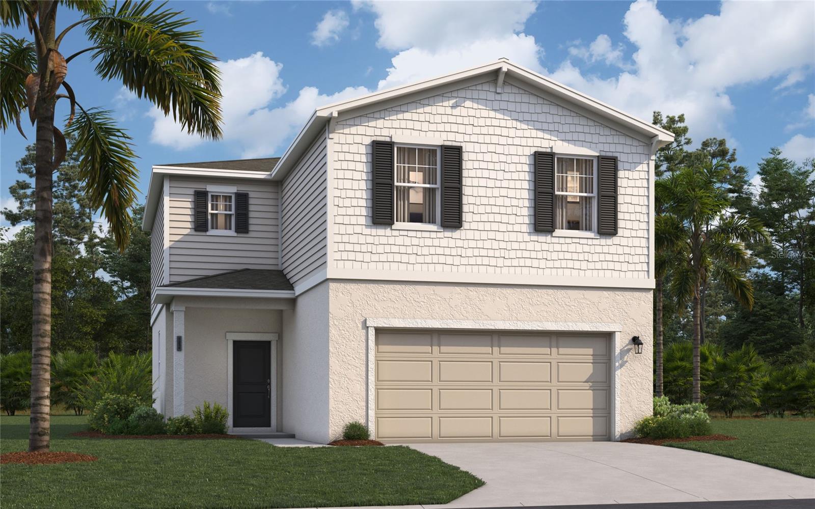 One or more photo(s) has been virtually staged. Under Construction. Wynnstone is a thoughtfully planned community nestled in the heart of one of Florida's fastest-growing counties. Located in Davenport, it offers the perfect combination of tranquility and everyday convenience. Just 12 miles southwest of Disney and minutes from the shops and restaurants of Posner Park, everything you need is close to home. With Highway 27 less than a mile away and I-4 just minutes from your door, getting to Central Florida attractions or the Gulf Coast is quick and easy. Stanley Martin at Wynnstone's elegant single-family homes start from the mid-$300s and feature open-concept layouts, modern finishes, and flexible designs designed for comfortable everyday living. But life here goes beyond your front door. Enjoy scenic walking trails, relax by the pool and cabana, or spend time with loved ones at the playground and dog park. It's a community designed to connect, relax, and fully enjoy Florida's outdoor lifestyle. Wynnstone isn't just a place to live: it's where comfort, convenience, and community come together. Come discover where your next chapter begins.

Welcome to the Cortez II, a beautifully designed two-story single-family home that seamlessly blends functionality with modern living. With a generous layout of 1,876 square feet, this residence features four spacious bedrooms and 2.5 baths, making it an ideal choice for families or those who enjoy entertaining. The heart of the home is the modern kitchen, which boasts a large island with seating, perfect for casual meals or gatherings. The kitchen flows effortlessly into the great room and dining area, creating an inviting space that extends to a back patio, ideal for outdoor relaxation and entertaining. Upstairs, the Cortez II offers a thoughtful arrangement of bedrooms that cater to various lifestyle needs. The primary suite is a true retreat, complete with a generous walk-in closet and an en-suite bath featuring dual vanities and a linen closet. Adjacent to the primary suite, one bedroom can serve as a cozy nursery or a productive home office, while two additional bedrooms at the front of the home are separated by a loft, providing privacy for older children or guests. A full bath with dual sinks and a conveniently located laundry room with a sink enhance the home's practicality. *Photos are from a similar home.
