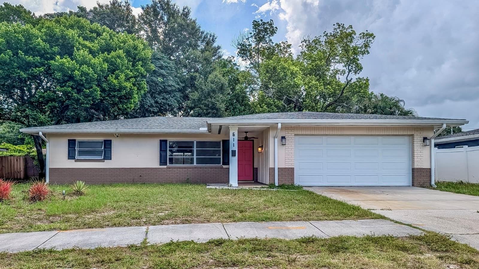 Auction Property. Call for auction details! AUCTION ENDS ONLINE 07/21/26. TIMING MATTERS! MAJORITY OF BIDDING ACTIVITY HAPPENS WITHIN LAST HOURS AND MINUTES OF AUCTION! Available for preview and inspections now. Exceptional opportunity to buy home in one of the best school areas of Pinellas County with walking proximity to those schools. Bring your Contractor! Calling all DIYers, investors, flippers, rehabbers, renovators and handymen! Cosmetic concrete block fixer with solid bones with 3 bedrooms and 2 full bathrooms with 2 car garage and laundry room in highly desirable city of Dunedin. Walking distance and 1 minute driving to Dunedin Elementary and Dunedin Highland Middle Schools. Downtown Dunedin with its amazing restaurants and diverse cuisine, Publix, LA Fitness- all within 5 minutes Driving. Electricity and water on, HVAC 2022 and just serviced, plumbing updated 2021 (According to city records it was permit including REDRAIN but total scope of completed work to be verified by buyer), roof doesn't leak. Original terrazzo floors. Split Bedrooms floor plan with 1914 sf under AC and 2480 total under roof area. Zone X with no flood insurance required, No HOA, NO CDD. Check with your lender if considering current property condition it will qualify for any loan. Cash and Hard Money will work. NO FINANCING CONTINGENCIES. ALL INSPECTIONS TO BE DONE PRIOR TO END OF AUCTION. Listed price is the opening bid at the auction. FINAL SALE PRICE WILL BE DETERMINED DURING THE AUCTION. Closing within 30 days after auction ends. Will be sold vacant and free and clear of all liens with title insurance and warranty deed. Call to ask how to REGISTER to bid. All offers must be submitted through the property's listing page on auction website with Proof of funds. Buyer responsible for all due diligence.