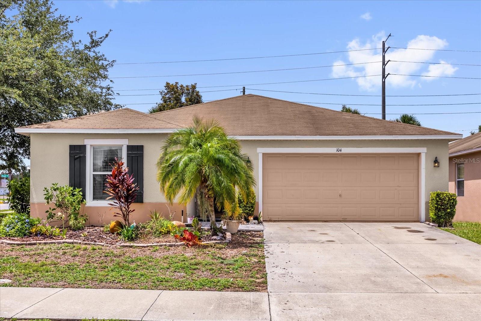Welcome to your new home in the heart of Davenport! This beautiful 3-bedroom, 2-bathroom single-family home is perfectly situated on a desirable corner lot in a well-maintained community with low HOA dues. Inside, you'll find an open and inviting floor plan featuring elegant porcelain tile throughout the home, spacious bedrooms, and a modern kitchen with stainless steel appliances.

The home's layout offers comfortable living spaces ideal for families, first-time homebuyers, or investors. Enjoy the convenience of being just minutes from world-famous theme parks, shopping centers, restaurants, schools, and everyday conveniences, with easy access to major highways for a quick commute throughout Central Florida.

Whether you're looking for a primary residence, vacation home, or investment property, this home offers the perfect combination of comfort, style, and an unbeatable location. Don't miss this opportunity—schedule your private showing today! Low HOA! NO CDD! Zoned for short-term or long-term rental.