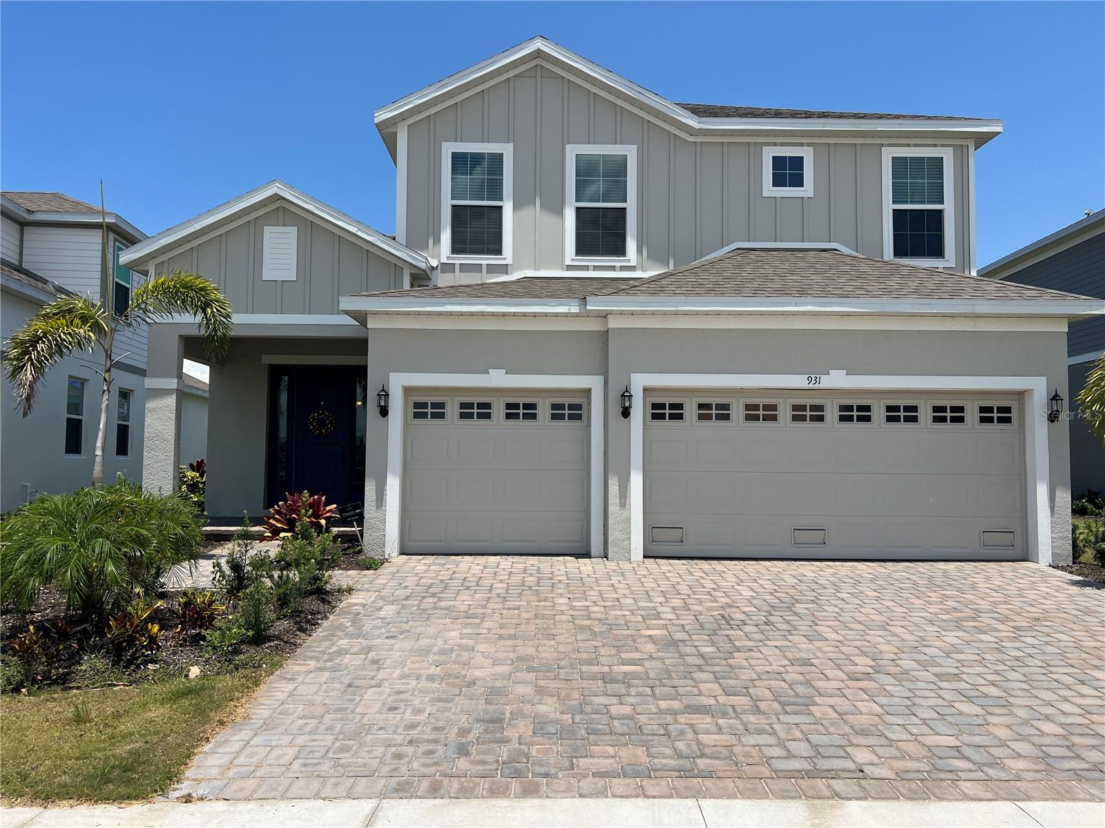 Short Sale. Short Sale. MOTIVATED SELLER! PRICED RIGHT FOR QUICK SALE! LOW HOA FEES. Do not miss this exceptional opportunity to own a spacious 4-bedroom, 2.5-bath, 2,410 sq. ft. home in the highly desirable Mira bay Marisol Pointe 50 community of Apollo Beach. Designed for modern living, this home features smart home upgrades including Z-Wave door locks, thermostats, switches, and a Sky bell doorbell for peace of mind. The beautifully appointed kitchen boasts a large QUARTZ ISLAND with a stainless steel undermount sink, gas piping for a TANKLESS WATER HEATER, GAS COOKTOP, and GAS DRYER. Enjoy added storage with a 3-drawer base cabinet under the cooktop, and dedicated USB outlets ON THE KITCHEN ISLAND. CAR ENTHUSIASTS will appreciate the 40 AMP dedicated OUTLET in the GARAGE for easy EV charging. Home has available hurricane shutters for added protection. The property's backyard is on a golf course that is currently closed. House is sold "AS-IS", with Dryer, and Refrigerator ONLY no other furniture will be included. Residents of Mira Bay Marisol Pointe 50 community enjoy great amenities which include a resort-style pool, on-site fitness center, café, tennis and basketball courts, and a community boat ramp. Don’t miss out on living in this conveniently located community of Apollo Beach, FL.