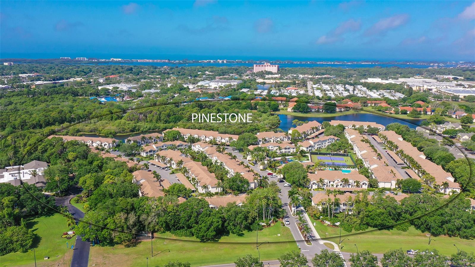 Palmer Ranch Condo close to Siesta Key and Lagacy bike/walking trail - Move in condition - Ceramic tile in living area - Bedrooms are both carpet - Glass enclosed lanai - New AC February 2026 - Outside storage room for bikes/beach chairs etc - Gated community with junoir olymnic sized heated pool hot tub/spa - Lighted tennis and pickle ball courts - basketball court - bicycle stands - BBQ/picnic area - Clubhouse includes fitness center - billard and card rooms - library and private 32 seat movie theatre - Pinestone is 1/2 mile to Sarasota Square Mall, Costco,  YMCA, theatre and dining