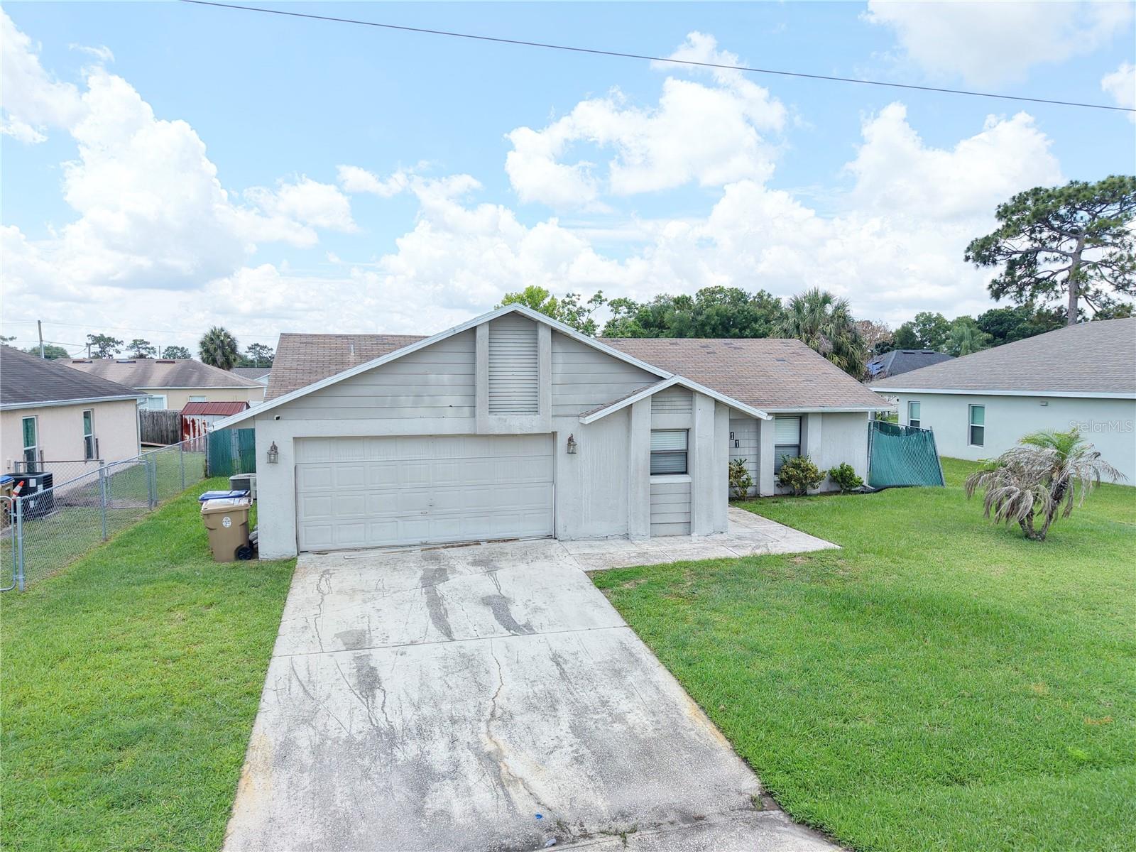 Opportunity awaits with this 3-bedroom, 2-bath home located in the established community of Poinciana. Whether you're an investor looking for your next project, a flipper seeking value-add potential, this property offers plenty of possibilities. The home is in need of repairs and updates, making it an ideal candidate for renovation and customization. With the right vision and improvements, there is significant potential to enhance both the property's appeal and long-term value. Conveniently located near shopping, restaurants, schools, parks, medical facilities, and everyday conveniences, the property also offers easy access to major roadways connecting you to the greater Orlando area. Outdoor enthusiasts will appreciate the nearby recreational amenities, while residents enjoy the continued growth and development throughout the Poinciana and Kissimmee area. If you're searching for an investment opportunity with upside potential in a growing market, this property deserves a closer look. Bring your ideas, creativity, and renovation plans to unlock the possibilities this home has to offer. Seller is selling the property as-is. Buyer to verify all measurements, condition, and information deemed important