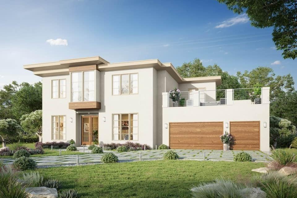 Under Construction. GENERIOUSLY APPOINTTED LIFESTYLE HOME OFFERED at an initla price of $2,695,000 with additional outstanding OPTIONS at $2,900,00 Exceptional design meets refined luxury in this brand-new architectural masterpiece by DaVinci. This 5 bedroom, 5 bath home offers over 5,100 square feet of bright, open living space designed for both comfort and functionality. Enter through your custom pivot front door into the foyer leading to your main living area featuring high ceilings and oversized glass walls for indoor-outdoor living. This flows effortlessly into a gorgeous chefs kitchen with high-end appliances featuring a Wolf range, Sub-Zero refrigerator, Euro-style cabinetry, oversized island, and walk-in pantry. The downstairs primary suite overlooks the pool and includes a spa-like bath with soaking tub and rain showers. An additional ensuite bedroom on the first floor works perfectly as a guest room or office. Upstairs you’ll find a large loft, media area, and study area with huge private balcony, along with three ensuite bedrooms including walk-in closets. Step outside and enjoy year-round living under the covered lanai overlooking the saltwater pool surrounded by mature landscaping. Over 2000 ft of outdoor terrace space and the oversized lot provide abundant space to relax, entertain or dine al fresco. This home comes complete with a spacious three-car garage with EV charging. Minutes to Colonial Town Park, Heathrow Country Club, and more. Don’t miss this beautiful custom modern home in one of Lake Mary’s most coveted neighborhoods!