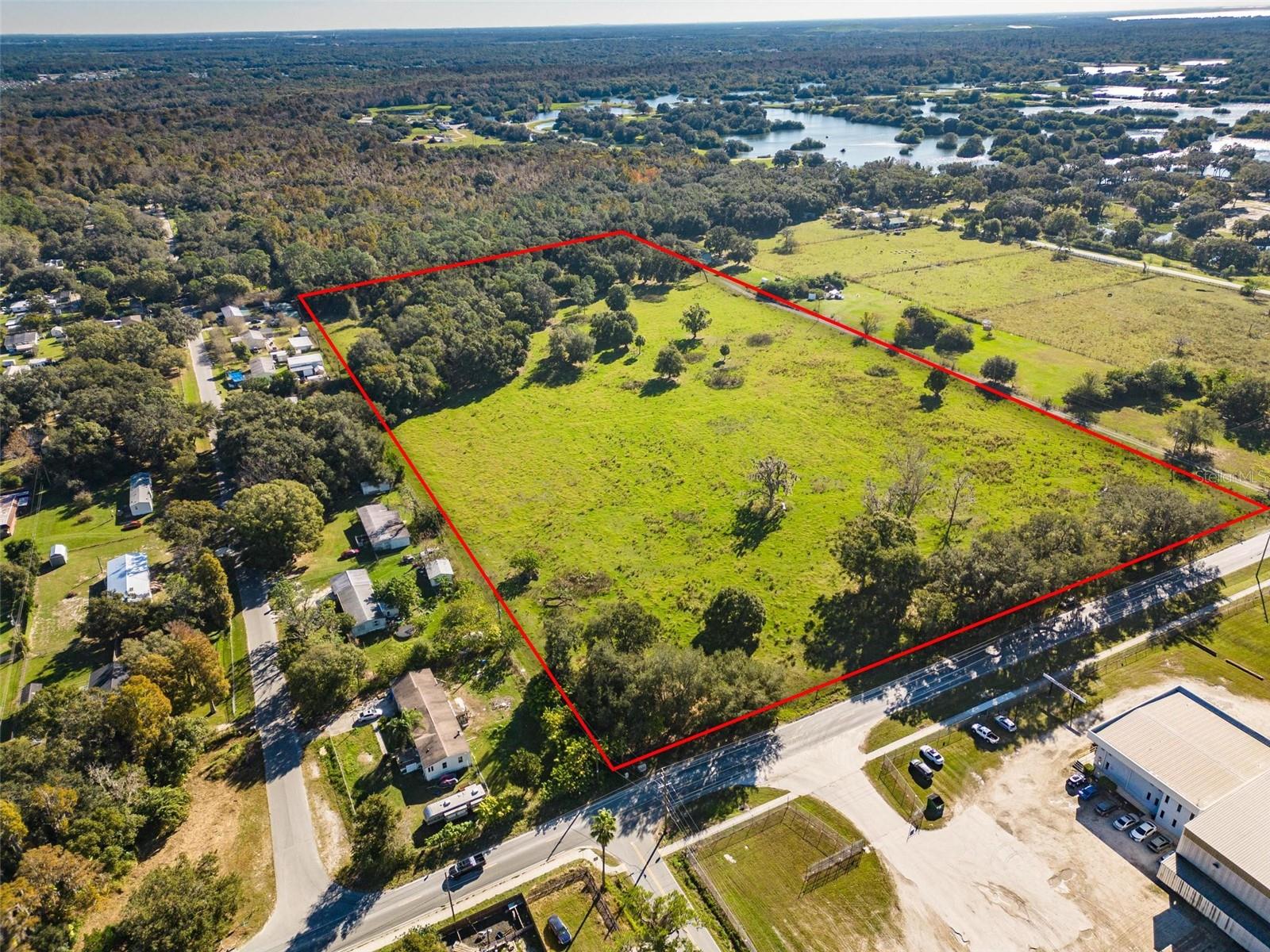 Discover the potential of this 19.72-acre property located on Fish Hatchery Rd in Lakeland, FL. With RL-1 zoning permitting one single-family
residence per acre, this land offers an exceptional opportunity for various uses. Possible industrial- Nearby Industrial users such as Allied
Crawford, Saddle Creek Logistics, and the Sam's Club Distribution Center. Nature enthusiasts will appreciate the proximity to Saddle Creek Park,offering fishing, hiking, and picnicking opportunities. Teneroc High School is just 2 miles away, making it convenient for families. Current Zoning: RL-1(Residential Low-Density) Zoning Allows: 1 Single Family Residence per acre Utilities: Are City of Lakeland water and electric (next to site)
Sewer: Not currently available on the property