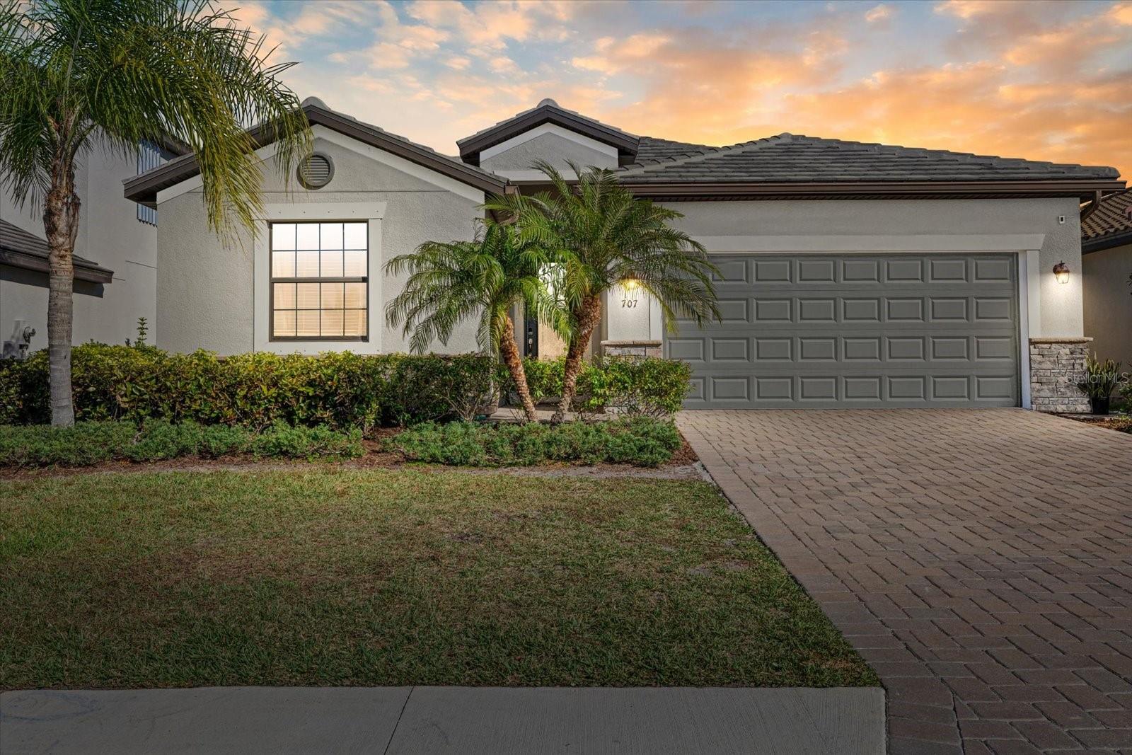 Perfectly positioned and thoughtfully designed, this single-story home offers exceptional value, a highly functional layout, and a location that makes everyday living effortless. With over 2,000 square feet, 4 bedrooms, and 3 full bathrooms, the open-concept living, dining, and kitchen area creates an inviting space ideal for entertaining, gathering, or simply relaxing at home.

The split floor plan provides flexibility for a wide range of lifestyles. Two bedrooms at the front of the home share a full bath...perfect for guest rooms, a home office setup, or secondary bedrooms, while a third bedroom is tucked away in its own private hallway with an ensuite bath, ideal for multigenerational living or visiting guests. The primary suite is privately located at the rear of the home and features a spacious five-piece bath and dual walk-in closets, creating a peaceful retreat.

The great room opens to a covered lanai overlooking an expansive, private backyard, ideal for outdoor dining, play, or future customization. Situated on a quiet cul-de-sac near the back gate of the community, the home offers added privacy along with quick and convenient access in and out.

Built as a solid block home with a tile roof and paver driveway, this residence delivers long-term durability and curb appeal. The maintenance-free, gated community offers a private pool, scenic preserve and water views, and peaceful sidewalks for walking and enjoying the surroundings. With NO CDD, a low HOA, and cable and internet included, the overall value is hard to beat.

Enjoy easy access to SR 64, Upper Manatee Avenue, and Lakewood Ranch Boulevard, providing a short commute to Main Street at Lakewood Ranch, Waterside, and UTC, while I-75 connects you quickly to sugar-sand beaches, downtown Sarasota, Bradenton, St. Pete, Tampa, and even Orlando.

A rare combination of space, efficiency, and location, this home truly checks all the boxes.