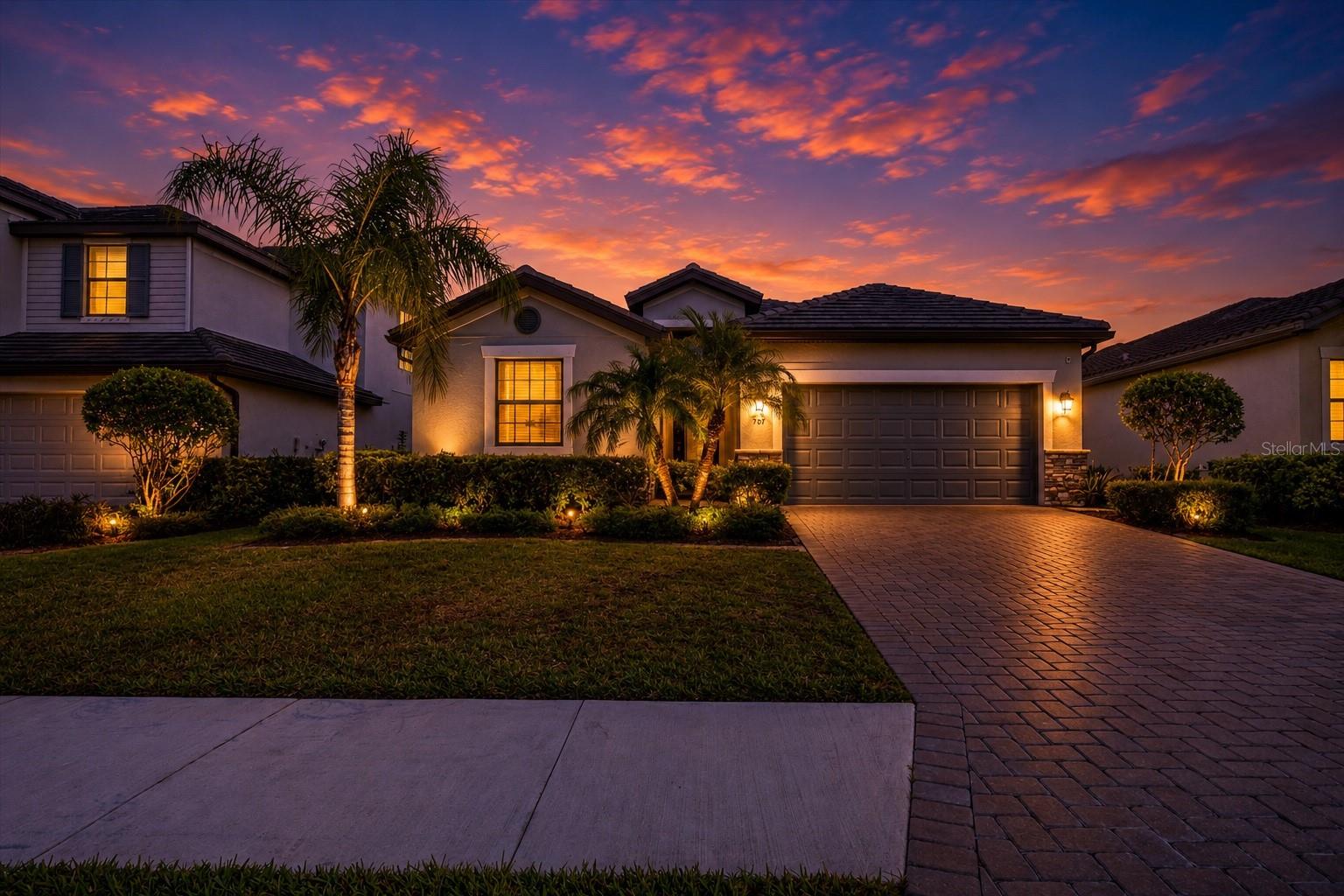 Perfectly positioned and thoughtfully designed, this single-story home offers exceptional value, a highly functional layout, and a location that makes everyday living effortless. With over 2,000 square feet, 4 bedrooms, and 3 full bathrooms, the open-concept living, dining, and kitchen area creates an inviting space ideal for entertaining, gathering, or simply relaxing at home.

The split floor plan provides flexibility for a wide range of lifestyles. Two bedrooms at the front of the home share a full bath...perfect for guest rooms, a home office setup, or secondary bedrooms, while a third bedroom is tucked away in its own private hallway with an ensuite bath, ideal for multigenerational living or visiting guests. The primary suite is privately located at the rear of the home and features a spacious five-piece bath and dual walk-in closets, creating a peaceful retreat.

The great room opens to a covered lanai overlooking an expansive, private backyard, ideal for outdoor dining, play, or future customization. Situated on a quiet cul-de-sac near the back gate of the community, the home offers added privacy along with quick and convenient access in and out.

Built as a solid block home with a tile roof and paver driveway, this residence delivers long-term durability and curb appeal. The maintenance-free, gated community offers a private pool, scenic preserve and water views, and peaceful sidewalks for walking and enjoying the surroundings. With NO CDD, a low HOA, and cable and internet included, the overall value is hard to beat.

Enjoy easy access to SR 64, Upper Manatee Avenue, and Lakewood Ranch Boulevard, providing a short commute to Main Street at Lakewood Ranch, Waterside, and UTC, while I-75 connects you quickly to sugar-sand beaches, downtown Sarasota, Bradenton, St. Pete, Tampa, and even Orlando.

A rare combination of space, efficiency, and location, this home truly checks all the boxes.