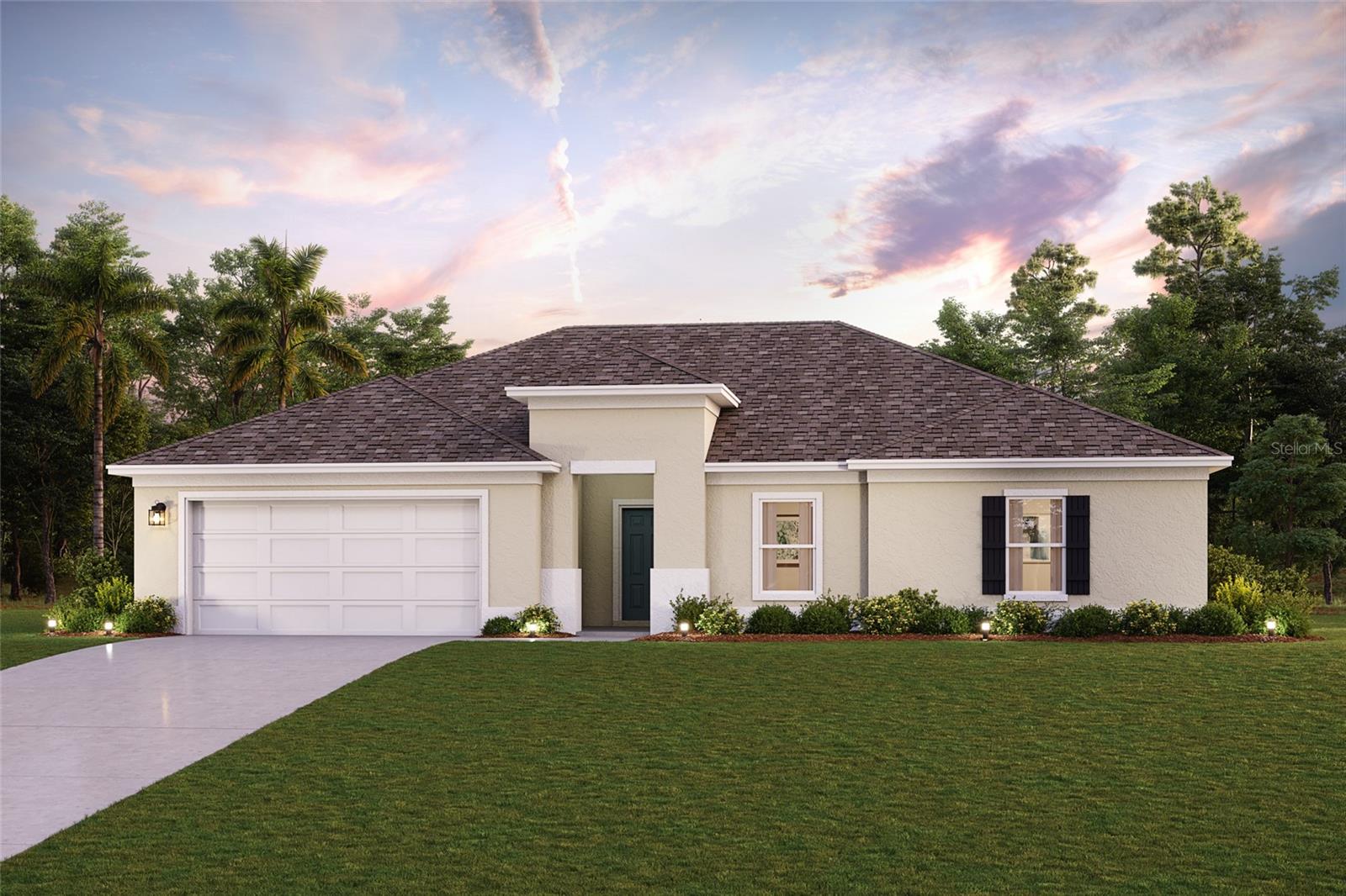 Under Construction. Begin your next chapter in this stunning new construction home located in the vibrant Grand Oaks Community! The desirable Coryell Plan features welcoming foyer and an open great room that flows into a well-appointed kitchen featuring a breakfast bar, walk-in pantry, gorgeous cabinets, quartz countertops, and stainless steel appliances (Including a range with microwave and dishwasher). A spacious laundry room is located off of the hallway. The primary suite has a private bath, dual vanity sinks, and a roomy walk-in closet. The Coryell Plan also comes complete a rear patio and a 2-car garage.
