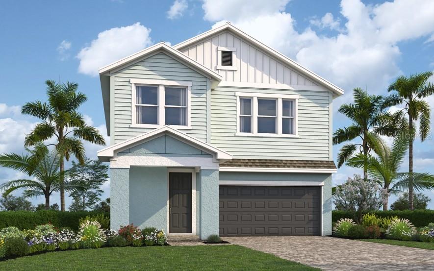 Under Construction. Experience exceptional new construction by David Weekley Homes in a sought-after Wiregrass community! This 3-bedroom, 2.5-bath home offers style, comfort, and energy efficiency. The open-concept design showcases a natural, refined feel, pairing natural finishes with warm earth tones for an airy, inviting atmosphere, along with laminate flooring throughout the main living areas and quartz countertops. The family room flows seamlessly into the dining area and gourmet kitchen, perfect for entertaining. Enjoy a large covered lanai with peaceful conservation views. Upstairs, the owner’s retreat features a spa-inspired bath, along with two additional large bedrooms with walk-in closets and a versatile loft. Located in a top-rated Wiregrass school district with easy access to shopping, dining, and major roadways.