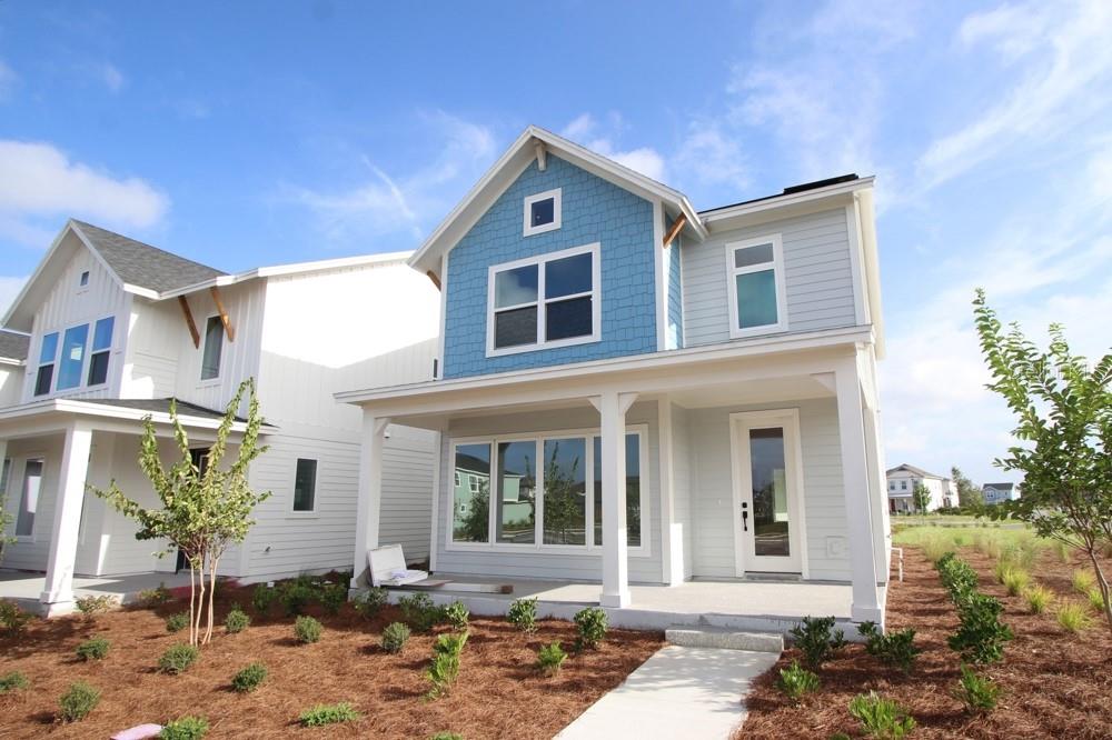 Under Construction. Award Winning David Weekley’ Homes signature craftsmanship is evident throughout our Voyage plan on an oversized corner homesite.  Enjoy the serene and sophisticated lifestyle advantages of The Voyage new home plan. Flex your interior design skills in the limitless livability potential of the welcoming study and sunlit, open-concept family room on the first floor. The exquisite kitchen includes ample room devoted to presentation, meal prep, dining, and storage. Elegant cabinetry, a decorative tile backsplash, and quartz countertops complete the space, ensuring both style and functionality. There’s no better place to enjoy a leisurely evening than in the shade of your classic lanai. Upstairs, create reading nooks, student workstations, or craft workshops in the upstairs retreat. Your Owner’s Retreat offers an everyday escape from the outside world and features a contemporary en suite bathroom and a pair of walk-in closets. Two additional bedrooms, sharing their own dedicated hallway, offer added privacy and comfort, while a full bathroom serves the space. The second floor also includes two linen closets, a laundry room, and a large loft for flexible living. The interior “Bluffs” design inspires a fun, relaxed blend of styles, silhouettes, and color. At SunBridge, what’s coming to life here is more than just beautiful new homes. It’s also Workplaces. Eateries. Parks and Pools. Shops and Schools. And one more ingredient: an awe-inspiring, life-changing abundance of Florida nature.