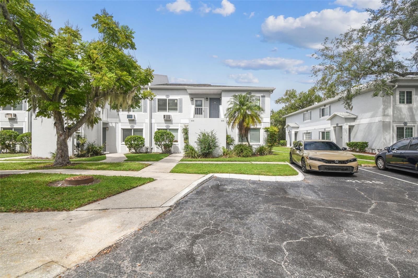 This fully renovated first-floor studio condo is currently leased at $1,050 per month, offering immediate rental income in a gated Tampa riverfront community. Recent upgrades include fresh interior paint, stainless steel appliances, new countertops and cabinetry, vinyl wood-style flooring throughout, updated bathroom fixtures, and new tile in the shower—reducing near-term capital expenses and making this a true turnkey asset. The HOA includes exterior maintenance, water, sewer, and trash, helping streamline ownership and simplify management. Residents enjoy access to resort-style amenities including a swimming pool, hot tub, fitness center, racquetball courts, private boat ramp, optional boat and trailer storage, and a riverside gazebo—features that support long-term tenant appeal. Conveniently located near USF, Busch Gardens, major medical facilities, shopping, dining, and commuter routes, this property sits in a high-demand rental corridor within an established Tampa community. An excellent opportunity for investors seeking immediate cash flow with minimal upfront work.