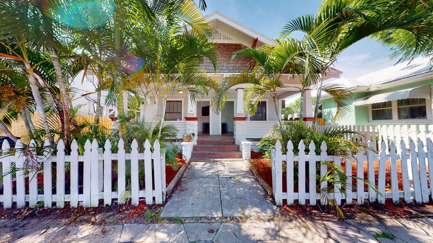 Accepting backup offers:

This charming quadplex in Historic Uptown seamlessly blends historical allure with modern upgrades. Recent enhancements, such as fresh exterior paint and remodeled bathrooms in the front two units, significantly enhance the property's appeal. The quadplex has been thoughtfully maintained, featuring new electrical service panels and well-maintained amenities that are sure to impress. The front building is a duplex, housing two 1-bedroom units, each around 830 sq ft each. Meanwhile, the rear duplex offers a studio unit on the lower level and a 1-bedroom unit on the upper level, providing a total of four distinct rental units. Residents can enjoy a quaint shared outdoor kitchen and a fully fenced-in backyard. Additionally, there are 4 assigned parking spaces available to rent out as well. Each unit is separately metered, ensuring convenience and autonomy for the occupants.

This property presents an outstanding opportunity, allowing for flexible living arrangements where one unit can be occupied while renting out the remaining three, or all four units can be rented to maximize potential income. The highly desirable and walkable neighborhood of Historic Uptown, with its charming historic St. Pete homes, is within proximity to historic Round Lake, yoga studios, restaurants, and the vibrant downtown St. Pete scene. Don't miss out on this incredible investment opportunity with substantial upside potential in this highly sought-after rental market