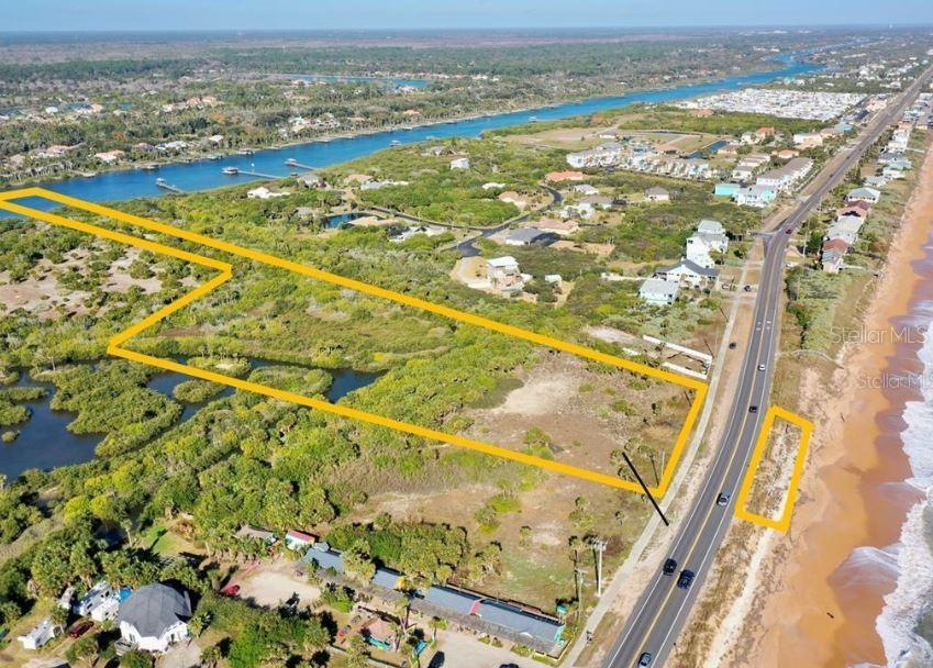 Exquisite Over Five Acres of Oceanfront Paradise with Unrivaled Potential!  

Welcome to a rare gem nestled along the pristine shores of Flagler Beach, boasting over five acres of vacant oceanfront property enriched with coveted litoral rights and a picturesque Intracoastal Waterway (ICW) frontage. This exceptional piece of real estate offers a world of possibilities, allowing you to shape your dream coastal lifestyle. Currently, zoned MDR with the possibility of commercial zoning if desired. This vacant land listing includes 2502 N. Ocean Shore Blvd.