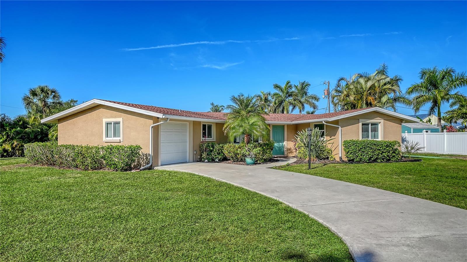 Perfectly located home close to Siesta Key!  This property is located in Bay View Acres which is just south of the Stickney Point Bridge (the south bridge leading to Siesta Key). It’s a quiet neighborhood conducive to walking and bicycling.  Close to everything, Bay View Acres is: 1 mile to Crescent Beach; 3 miles to Siesta Beach; 6 miles to downtown; 15 miles to UTC Mall; and approximately 10 miles from the Sarasota International Airport.  Restaurants and shops in Gulfgate Village and the future Siesta Promenade are all within walking distance!
The house is nicely renovated and sits on a .31 acre corner lot.  This beautifully appointed single level home features two bedroom, one and a half baths and one-car garage. The property has a well for irrigation and a 6’ fencing that separates neighboring properties. 
Inside this bright, sunny home, you will observe luxury vinyl flooring throughout, tile flooring in the main and half baths, inside laundry, and large covered lanai perfect for entertaining.  The open floor plan offers a large great room that opens to the kitchen with a double oven, granite counters and mosaic back-splash.  As you walk through, you will see attention to detail including crown molding, framed mirrors, decorative accent tiles, jetted soaking tub and spacious yard with shuffleboard deck.  
HVAC was replaced in 2022, Garage Door Replaced 2014, Hurricane /Impact Windows and Sliders 2013, and new Roof 2013.
No HOA fees
Great neighborhood for investment income.
