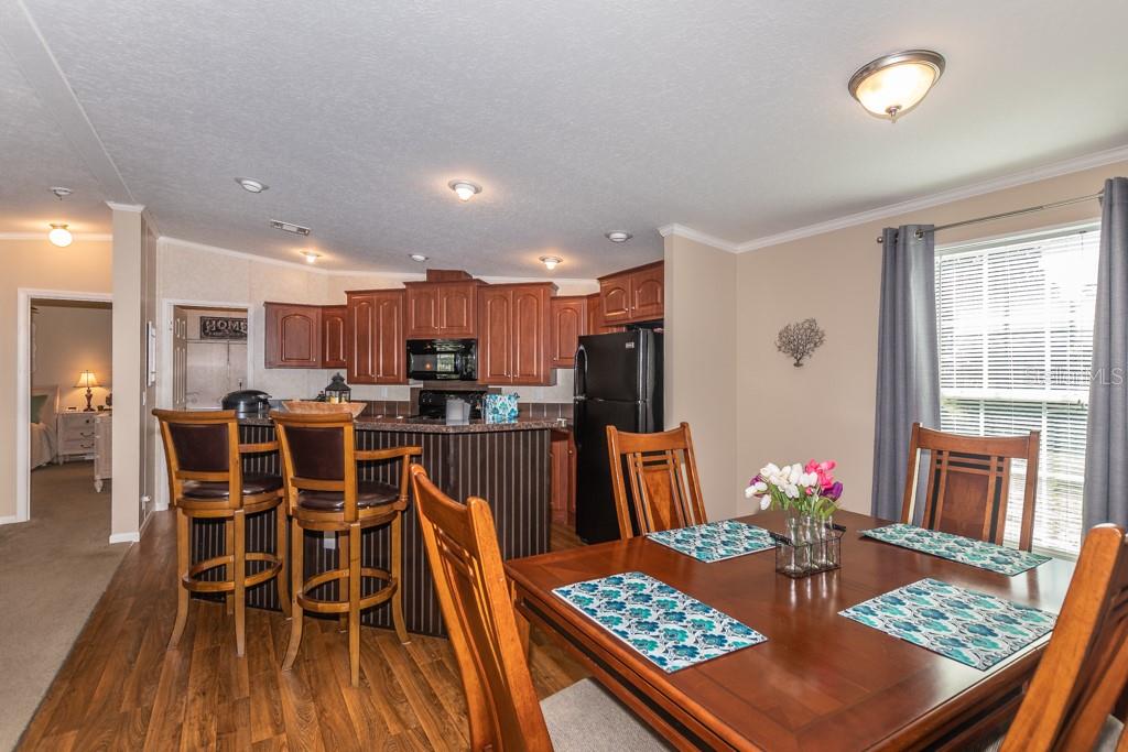 2017 Manufactured Home on a Corner lot close to shopping and just a few minutes to the Beach. Incredible Interior
that still smells Brand New, this  beauty is a Fantastic value in the under 200K range. 3 Bedrooms and 2 Bathrooms, Open Floor Plan, everything Tasteful and New. Perfect for Retirees and First Time Home Owners. ;Water: City