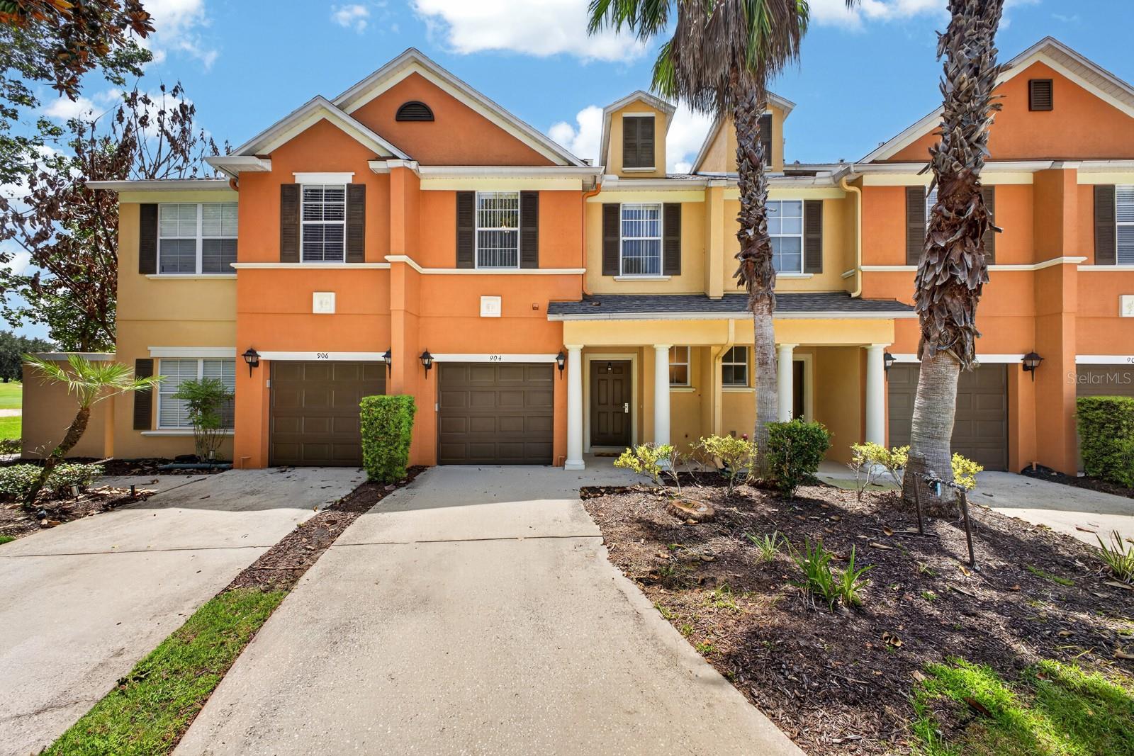 This beautiful 3 bedroom condo in the Reunion Community is available for rent now! Available fully furnished or unfurnished. The back patio overlooks the golf course so you can relax and enjoy the Florida weather. The first floor features a combined living room, dining room, kitchen and office area, plenty of space for entertaining guests. The kitchen features stainless steel appliances, and a gas range. Step into the oversized primary bedroom on the second floor, that also overlooks the golf course. There is a walk in closet, and attached primary bathroom with dual sinks, a walk in shower, and a tub. The remaining two bedrooms are located close the second bathroom for easy access, and you have a full sized washer and dryer steps away. With ceiling fans throughout for added comfort, this property is ready for you. You have an attached one car garage, along with a longer driveway and street parking. Basic cable, basic internet, and lawn care are all included with the monthly rent. You also have access to the community pool and spa. Schedule your showing today!
