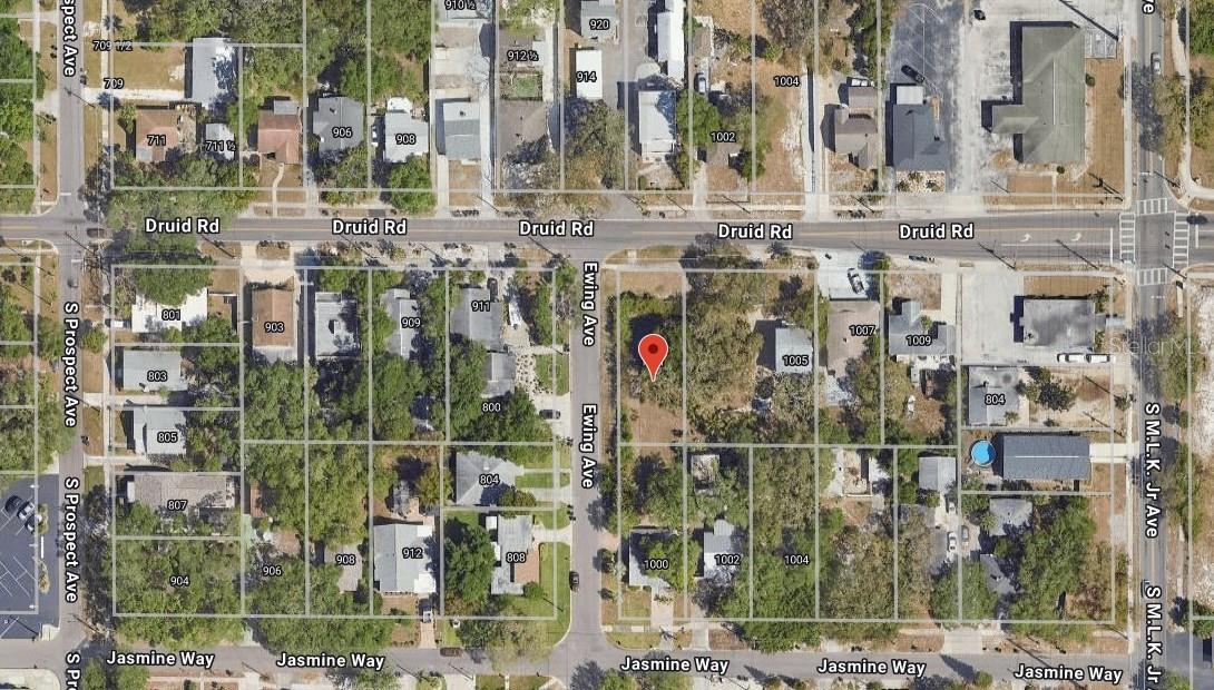 This stunning 0.16-acre fenced corner lot offers the perfect opportunity to build your dream home in one of Clearwater’s most desirable and walkable locations. The property is fully fenced, creating the feel of a private compound.
This prime corner lot provides excellent visibility and accessibility from both Druid Road and Ewing Avenue. No HOA or CDD fees. Zoned for residential use (buyer to verify), offering flexibility for your custom home design.
Enjoy exceptional convenience with walking-distance access to Saint Cecilia, downtown Clearwater, Morton Plant Hospital, the beautiful Coachman Park, the fishing pier, and a variety of shops, dining, and entertainment options. Embrace the Florida lifestyle with easy bike access to the world-famous Clearwater beaches, just minutes away.