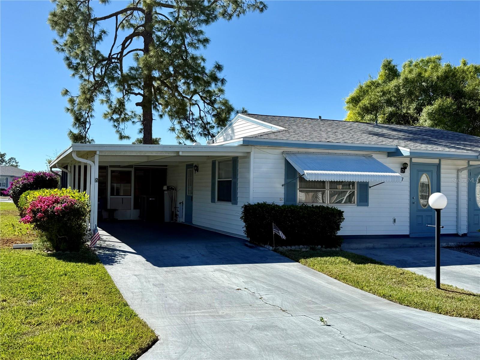 Charming 55+ Home in a Desirable Lehigh Acres Community! Welcome to this beautifully maintained home in one of Lehigh Acres’ most sought-after 55+ communities — where comfort, convenience, and peace of mind come together. Step inside to find inviting wood-look flooring in the living room and bedrooms, creating a warm and welcoming atmosphere. Recent updates include a new roof (2020), new water heater, and a brand-new A/C unit (March 2024), offering modern comfort and efficiency. Enjoy your morning coffee or entertain friends in the spacious Florida room located just off the carport. The carport’s new ceiling adds both style and function to the space. This home is perfect for those seeking a low-maintenance lifestyle in a friendly, active community, near to shopping, restaurants, and more — and conveniently located near a major bus route. Don’t miss your chance to make this delightful Florida home your own!