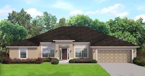 Under Construction. Welcome to this magnificent newly constructed home- 3 bedrooms and a den/study, two baths with a formal living room and dining room. Nestled in the vibrant North Port area, this home provides ample room for you, your family, and your guests to enjoy. Vaulted ceilings give this house spaciousness and an airy feel, creating a sense of grandeur in the living area, and allowing the natural light to make the space feel even larger and more inviting. Ceramic tile flooring throughout except in the bedrooms, designer LED recessed lighting, 36' upper cabinets with crown molding, Quartz counter tops in the kitchen and baths, stainless steel appliances, double pane insulated tilt-in sash windows for energy efficiency. This property also comes with a 10-year structural warranty for peace of mind. only $1000 down to secure this home today!