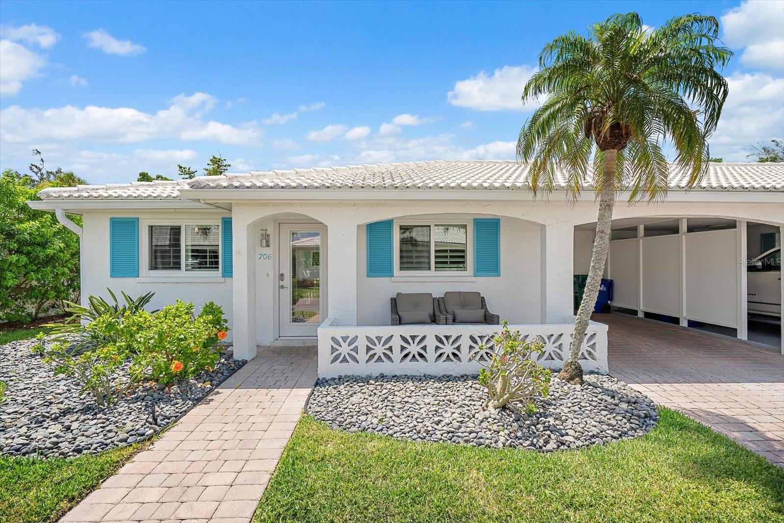 Experience the best of Longboat Key in this beautifully appointed coastal retreat, nestled within the highly sought-after, active 55+ community of Spanish Main Yacht Club! Ideally situated just steps from the marina, this 2-bedroom, 2-bathroom villa features a bright Florida room and a fully stocked kitchen, providing a refined yet comfortable living experience from the moment you arrive. It is the perfect spot for peaceful mornings, frequent dolphin and manatee sightings, and stunning bayfront sunrises, with Gulf-side beach access just a short stroll away. Residents enjoy unparalleled community amenities, including a private marina with boat docks a kayak launch, deeded beach access, a heated community pool, shuffleboard courts, and a vibrant social calendar. Perfectly located just minutes from the upscale dining and boutiques of St. Armands Circle and a short drive to Anna Maria Island, this property offers the perfect blend of coastal tranquility and accessibility.

This turnkey property is offered at $6,500 per month for the in-season months of December through May (with a $2,500 security deposit) and $4,000 per month for the off-season months of August through November (with a $2,000 security deposit). For your ultimate convenience, the rental price is all-inclusive, covering all utilities and fees including internet, water, sewer, electric, and TV, so you can move right in without any extra hassle. Move-in requires the first month's rent and the corresponding security deposit,. There is convenient online tenant screening via RentSpree. In accordance with association requirements, at least one tenant must be age 55 or older. Whether you're boating, fishing, or simply relaxing, this is a rare opportunity to experience the ultimate Longboat Key lifestyle—schedule your viewing today!
