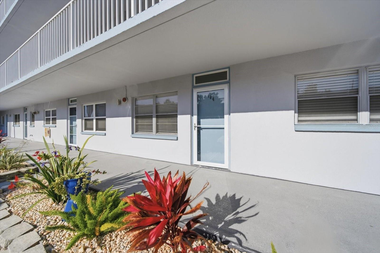 Welcome to waterfront living in the highly desirable 55+ community of Shore Towers in South Pasadena. This beautifully updated ground-floor 2-bedroom, 2-bathroom condo offers a light and bright interior with modern finishes throughout. Recently remodeled from floor to ceiling following storm impact, the unit features a brand-new galley kitchen complete with shaker cabinetry, granite countertops, stainless steel appliances, and recessed can lighting. Luxury vinyl plank flooring runs throughout the main living areas, while the spacious Florida Room at the rear showcases ceramic tile flooring, large windows, and tranquil water views, perfect for entertaining or relaxing. A convenient utility/storage room is also located off the Florida Room. The primary suite includes dual closets, an interior window with rear water views, and a fully updated ensuite bathroom with a sleek glass-enclosed shower. The guest bathroom has also been tastefully renovated. Enjoy resort-style amenities with direct access to the Intracoastal waterfront grounds, including a pool, dock/pier for fishing or lounging, and a recreation center with fitness area. Additional features include one assigned parking space, ample guest parking nearby, shared laundry facilities on the same floor, and multiple elevators within the building. Ideally positioned just minutes from St. Pete Beach, as well as local dining, shopping, and entertainment options. Move-in ready and perfect for enjoying the Florida lifestyle.