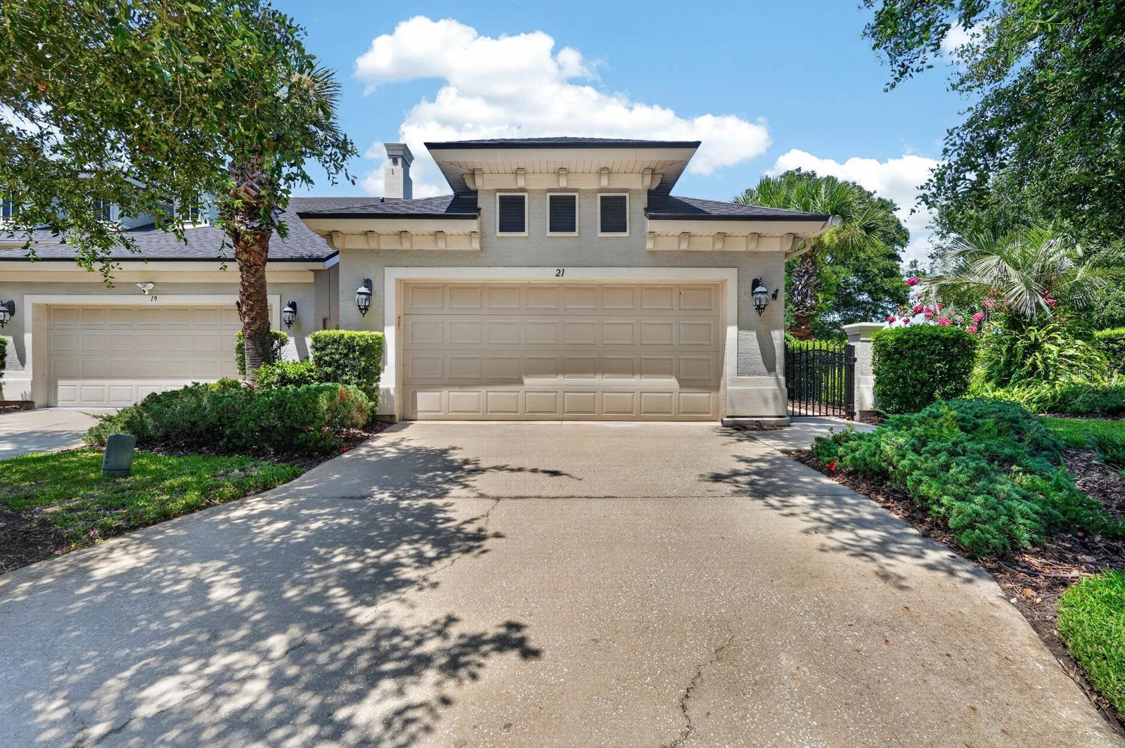 Nestled in the heart of Grand Haven, this beautiful one-story end-unit townhome is perfectly positioned to enjoy the very best of the community. As an end unit, it’s filled with gorgeous natural light that shows off the recently refinished hardwood floors, which look practically brand new.
Lovingly maintained by the same owner for 22 years, the home offers thoughtful updates throughout, including new quartz countertops and cabinetry in both bathrooms and elegant plantation shutters. The floor plan is highly functional and livable, featuring an attached two-car garage, an indoor laundry room, a cozy breakfast nook, and a versatile den/office. Both bedrooms include spacious walk-in closets, and the kitchen is appointed with attractive 42" maple cabinets.
Step outside to the peaceful covered lanai—an ideal place to relax and enjoy tranquil views of the pond. When you’re ready to get out and about, it’s just a three-minute walk to the Village Center, where you’ll find the community pool, restaurant, pickleball and tennis courts, and more. Golfers will appreciate that the clubhouse is less than a five-minute drive away.
Spotlessly maintained, this property works beautifully as a full-time residence or an easy, lock-and-leave second home. For those seeking a truly turn-key experience, furnishings—including dishes and kitchenware—are available for purchase separately, outside of the real estate contract.