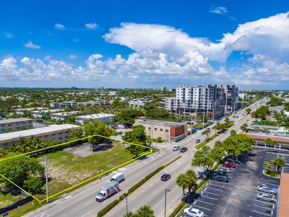 Great corner location near Pompano City Center and the New Innovative District, this commercial site has 200+ of linear frontage. The lot is just over 1/2 Acre and less than 1/2 block from KOI Residences which consist of 46 three & four-story villas, 26-slip marina, 10 story buildings with 204 residential units and 15,000 SF of Commercial retail fronting on Atlantic Blvd. The ideal use for this site would be a mixed used project retail/commercial project or executive office building to take advantage of the KOI residential demand. The lot has high visibility and SE 6th Ave provides excellent ingress & egress off Atlantic Blvd.