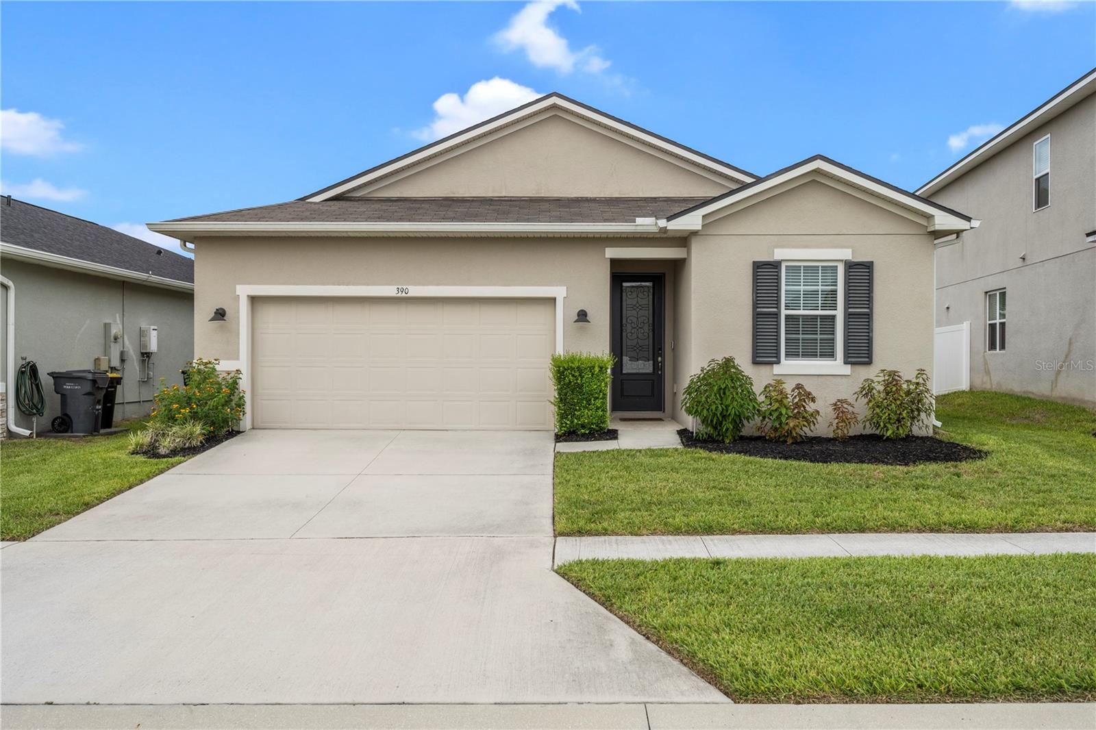 Welcome to 390 Casa Verano Lane, where comfort, convenience and the Florida lifestyle come together in the sought-after Bella Verano community. This beautifully maintained home offers an inviting open-concept layout designed for both everyday living and effortless entertaining. Enjoy spacious living areas, an oversized island with a gas stove in the kitchen and a private retreat, perfect for relaxing after a day of work or play. This home sits on a lot with no rear neighbors! Ideally located just minutes from world-famous theme parks, popular restaurants, shopping, and entertainment, you'll never run out of things to do. You'll appreciate the easy access to I-4, US-27, and other major highways, making travel throughout Central Florida a breeze. Whether you're searching for a primary residence, vacation home, or investment opportunity, this location checks all the boxes. Imagine spending your weekends exploring nearby attractions and your evenings unwinding in a peaceful neighborhood setting. Homes in this area are the perfect blend of accessibility and lifestyle. Schedule your private showing today and discover why this home is one you won't want to miss!
