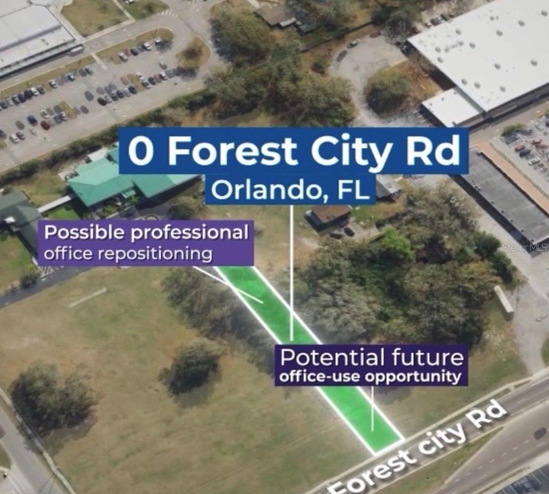 Residential Lot, partially wooded with potential to become commercial/Office building with easy access to shopping and dinning access.