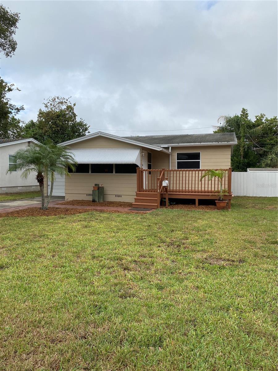 Welcome to this charming 2-bedroom, 1-bath home in the highly sought-after St. Pete area! This delightful residence boasts a finished garage that has been thoughtfully utilized as a third bedroom, adding versatility to the space.
Strategically located near downtown St. Pete and just minutes away from I-275, this adorable home offers convenience and accessibility. The expansive backyard serves as a blank canvas, eagerly awaiting your personal touch to transform it into a tranquil retreat.
Inside, you'll find a laundry room/mudroom with additional storage space, catering to both practicality and organization. The great front porch invites you to unwind and enjoy your surroundings, providing a perfect spot to relax after a busy day.
Original hardwood floors add character and warmth to the interior, while the kitchen, although in need of an update, offers a fantastic space to unleash your creativity and design flair.
Centrally located to downtown St. Pete, with easy access to I-275 and a mere 25-minute drive to Tampa International, this home is positioned for both convenience and connectivity.
Don't miss the opportunity to own a piece of St. Pete's charm with this well-located home