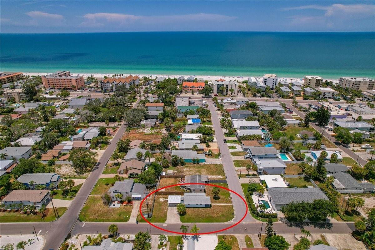 Live Where People Vacation! Welcome to Indian Rocks Beach, where the award-winning white sand beaches are just steps from your front door. This charming ranch-style home sits on a spacious corner lot with no HOA or deed restrictions, giving you the freedom to truly enjoy the Florida lifestyle. Inside, you'll find a beautifully appointed kitchen that opens to the comfortable living area, along with a modernized bathroom featuring a gorgeous walk-in shower. The spacious, partially fenced backyard is a blank canvas ready for you to create your own private outdoor oasis, with plenty of room for entertaining, gardening, or simply relaxing after a day at the beach. Enjoy spectacular sunsets year-round and take advantage of being within walking distance to some of Indian Rocks Beach's favorite restaurants, including Guppy's, Beach Waves Grill, Coco's Crush Bar & Grill, and many more. Outdoor enthusiasts will love the nearby parks, including Kolb Park with its playground, pickleball courts, Little League Stadium, and skatepark, along with 12th Avenue Park, the Indian Rocks Beach Dog Park, Bayside Park, and the Indian Rocks Beach Nature Preserve. Additional updates include a 2018 roof, making this an excellent opportunity to own a piece of paradise in one of Florida's most desirable beach communities.  Start Living Your Florida Lifestyle Today!