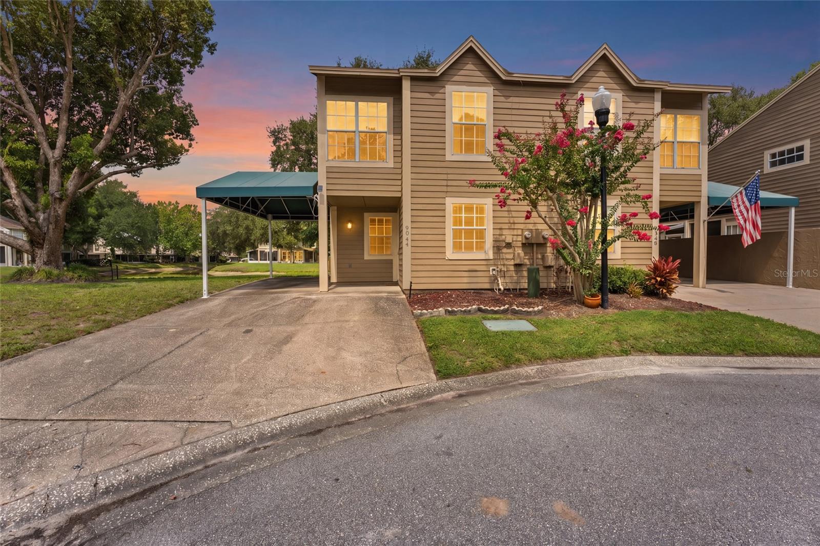 Waterfront living at an incredible value! Welcome to this spacious 3-bedroom, 2.5-bath end-unit condo offering over 1,400 square feet of comfortable living space in a prime Tampa location. Whether you're a first-time homebuyer, downsizing, or looking for an investment opportunity, this home combines space, convenience, and scenic water views—all at an exceptional price point. Step inside to an open and airy living and dining area filled with natural light, creating the perfect space for entertaining or everyday living. The kitchen features granite countertops, stainless steel appliances, and ample cabinetry for storage. Recent updates include brand-new luxury vinyl plank flooring throughout the first floor and a new water heater, providing added value and peace of mind. Enjoy Florida living from not one, but two private outdoor spaces. Relax on the oversized screened-in patio overlooking the water or unwind on the private balcony off the spacious primary suite, where tranquil waterfront views create the perfect retreat. As an end unit, this home offers added privacy along with the convenience of covered parking and space to accommodate up to three vehicles—a rare find in condo living. Ideally situated just minutes from the Veterans Expressway, approximately 10 minutes from Tampa International Airport, and only 25 minutes to St. Petersburg and Clearwater beaches, you'll enjoy easy access to shopping, dining, entertainment, and some of Florida's most beautiful Gulf Coast destinations. The low monthly HOA fee includes community pool access, exterior maintenance, water, trash, and cable, making for easy, low-maintenance living. Don't miss this opportunity to own a spacious waterfront condo in one of Tampa's most convenient locations. Schedule your private showing today!