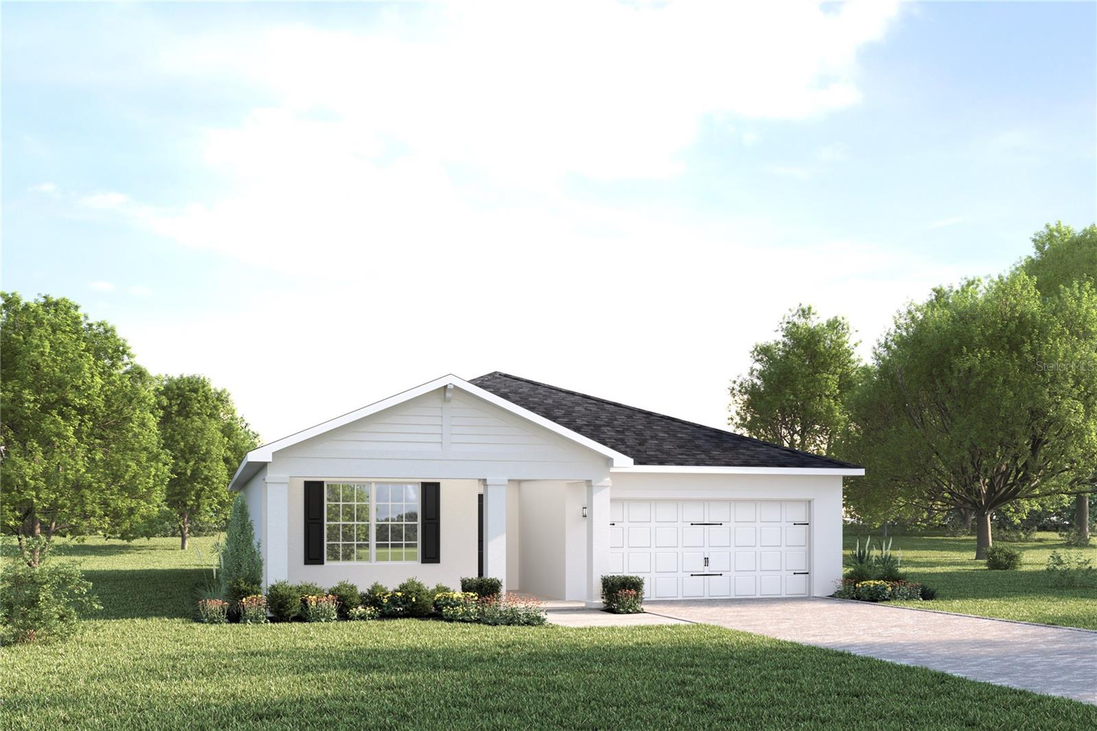 Pre-Construction. To be built. Welcome to Hammock Oaks in Lady Lake, Florida! Featuring a collection of single-family homes located directly east of The Villages. Only 2 miles from everything Lake Sumter Landings has to offer. Catch a movie at the Old Mill Playhouse, grab a bite to eat at The Flying Biscuit Café, or do a little shopping at the local stores. 15 minutes away is Lake Griffin State Park, which you can explore on the multiple hiking trails, with a paddleboard, or on a guided pontoon boat tour. Choose from some of our most popular one and two-story homes, with natural gas and included lawn maintenance. We offer personalized design options with our coordinated designer finishes. The Adeline single-family home is the next level of great living. Enter through your inviting front porch or two-car garage into your large foyer. Inside, laughter comes from your spacious great room, the heart of your home. Your adjoining gourmet kitchen, with large center island and connected dining space can flow seamlessly outside to your optional lanai. After you’ve relaxed with loved ones, let them retreat to either of two bedrooms while you recharge in your main-level owner’s suite with its dual vanity bath and expansive walk-in closet. All Ryan Homes now include WIFI-enabled garage opener and Ecobee thermostat. **Closing cost assistance is available with use of Builder’s affiliated lender**. DISCLAIMER: Prices, financing, promotion, and offers subject to change without notice. Offer valid on new sales only. See Community Sales and Marketing Representative for details. Promotions cannot be combined with any other offer. All uploaded photos are stock photos of this floor plan. Actual home may differ from photos.