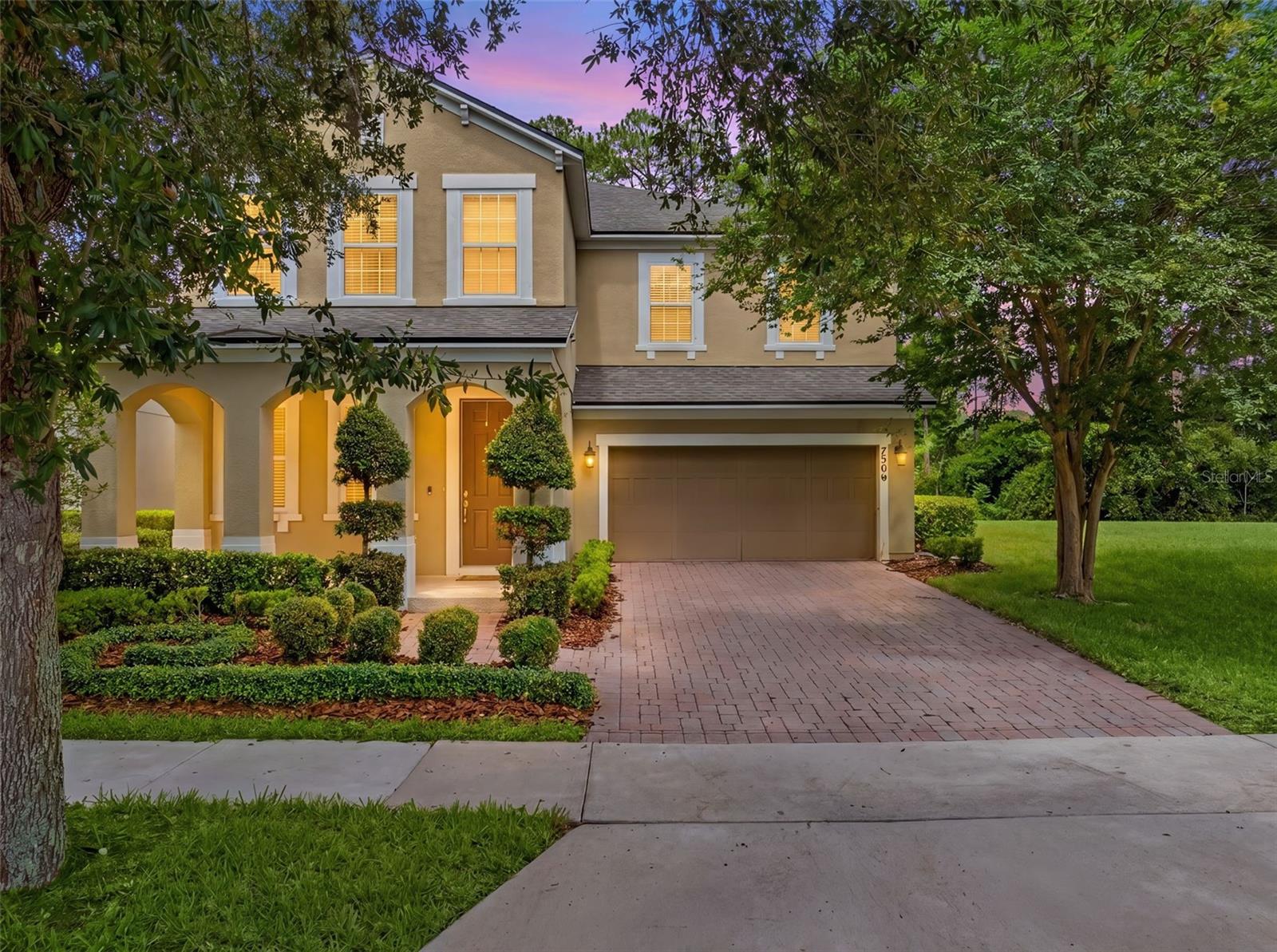 Virtually Staged. Enjoy exceptional privacy with beautiful conservation views behind & expansive green space beside the home, creating a peaceful setting rarely found in the community. Tucked away on a desirable homesite, 7906 Jailene Drive offers 2,618 SF, 5 bedrooms, 3 full bathrooms, 2-car garage, all filled with thoughtfully designed living spaces & ample dedicated guest parking conveniently located nearby.
A welcoming front porch sets the tone as you enter the home, where a custom wood accent wall in the foyer creates a warm and inviting first impression. The open-concept layout offers spacious living & dining areas that flow seamlessly into the kitchen & family room. A dramatic two-story ceiling in the family room fills the space with natural light creating an impressive sense of openness, making it the perfect place to gather & entertain.
The kitchen features granite stone countertops, abundant solid wood cabinetry, ample prep space, a kitchenette area & a functional layout overlooking the main living areas. Fresh interior paint, luxury vinyl flooring throughout & charming designer light fixtures add style and warmth throughout the home.
The versatile floor plan includes a first-floor study/den which can also be used as a 5th bedroom with full bathroom. This space is ideal for a home office, family, guests, or multi-generational living. Upstairs, you’ll find four additional bedrooms, including the spacious primary suite, along with two full bathrooms & a conveniently located laundry room.
Step outside to the screened lanai with tranquil conservation views, embracing nature at its best with exceptional privacy. Enhanced by a hand-painted decorative concrete finish, this outdoor retreat provides the perfect space for morning coffee, outdoor dining, or relaxing evenings, especially with a fully-fenced backyard.
Located in the highly desirable Lake Sawyer community, residents enjoy access to a community pool, playground, park, and scenic sidewalks throughout the neighborhood. The home is zoned for sought-after schools, including Sunset Park Elementary, Horizon West Middle School, and Windermere High School. Just minutes from Horizon West and Hamlin Town Center, you’ll enjoy convenient access to shopping, dining, entertainment, and everyday conveniences. Major roadways are nearby, providing easy access to Walt Disney World, Disney Springs, downtown Orlando, Orlando International Airport, and all that Central Florida has to give.
Combining privacy, functionality, thoughtful updates, and an exceptional location, this move-in-ready home presents a rare opportunity in one of Windermere’s most sought-after communities.
Additional highlights include a brand-new roof (June 2026), HVAC 2024, abundant storage & a desirable location close to shopping, dining, schools, & major roadways. Combining privacy, functionality, & modern updates, this move-in-ready home is ready to welcome its next owners!