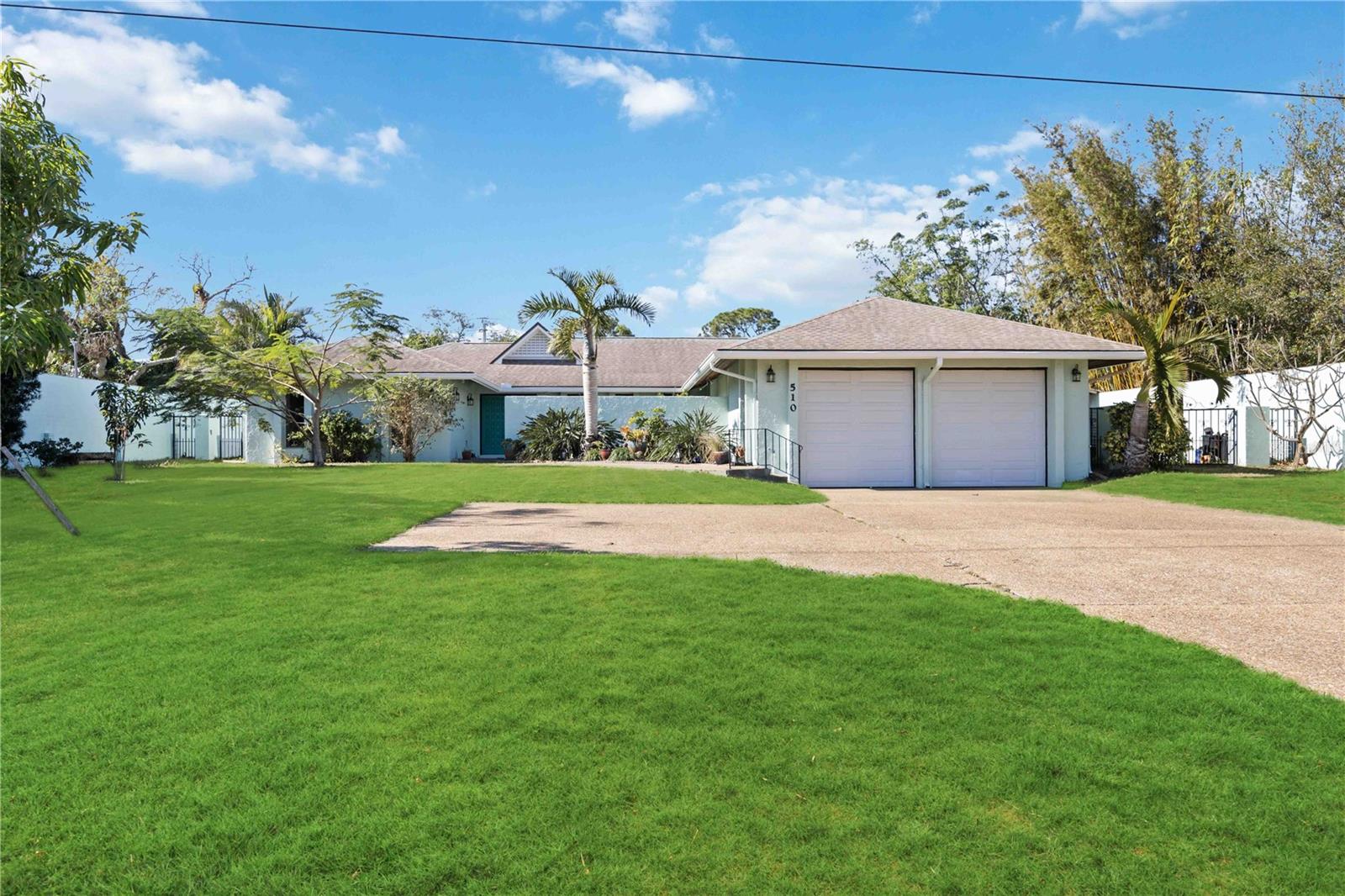 **Improved Pricing ~ Seller is motivated and says "bring all offers"! **   Charming 3-Bedroom Home with Pool in Sarasota ~  Welcome to 510 W Lake Drive, a delightful 3-bedroom, 2-bathroom home nestled in the heart of Sarasota. This spacious 2,311 sq. ft. residence offers a perfect blend of comfort and style, ideal for families or anyone seeking a serene retreat.  KEY FEATURES INCLUDE  Spacious Living: Enjoy the open floor plan with a large living room featuring vaulted ceilings, oversized glass sliders, and plenty of natural light.  Large Kitchen: The kitchen is equipped with modern stainless steel appliances, ample counter space, and a cozy dining area. Relaxing Bedrooms: The primary bedroom boasts generous space and an en-suite bathroom. Two additional bedrooms provide comfort and flexibility.  Outdoor Oasis: Step outside to your private lanai with a screened-in pool, perfect for relaxing or entertaining guests.  Huge air conditioned "she-shed", gazebo, and your very own garden with an array of vegetables and fruit trees!  
Convenient Location: Situated on a 0.42-acre lot in the desirable Sherwood Estates neighborhood, this home is close to top-rated schools, shopping, dining, and beautiful beaches.
Don't miss the opportunity to own this beautiful home in one of Sarasota's most sought-after areas. Schedule a showing today and experience the charm and convenience of 510 W Lake Drive!