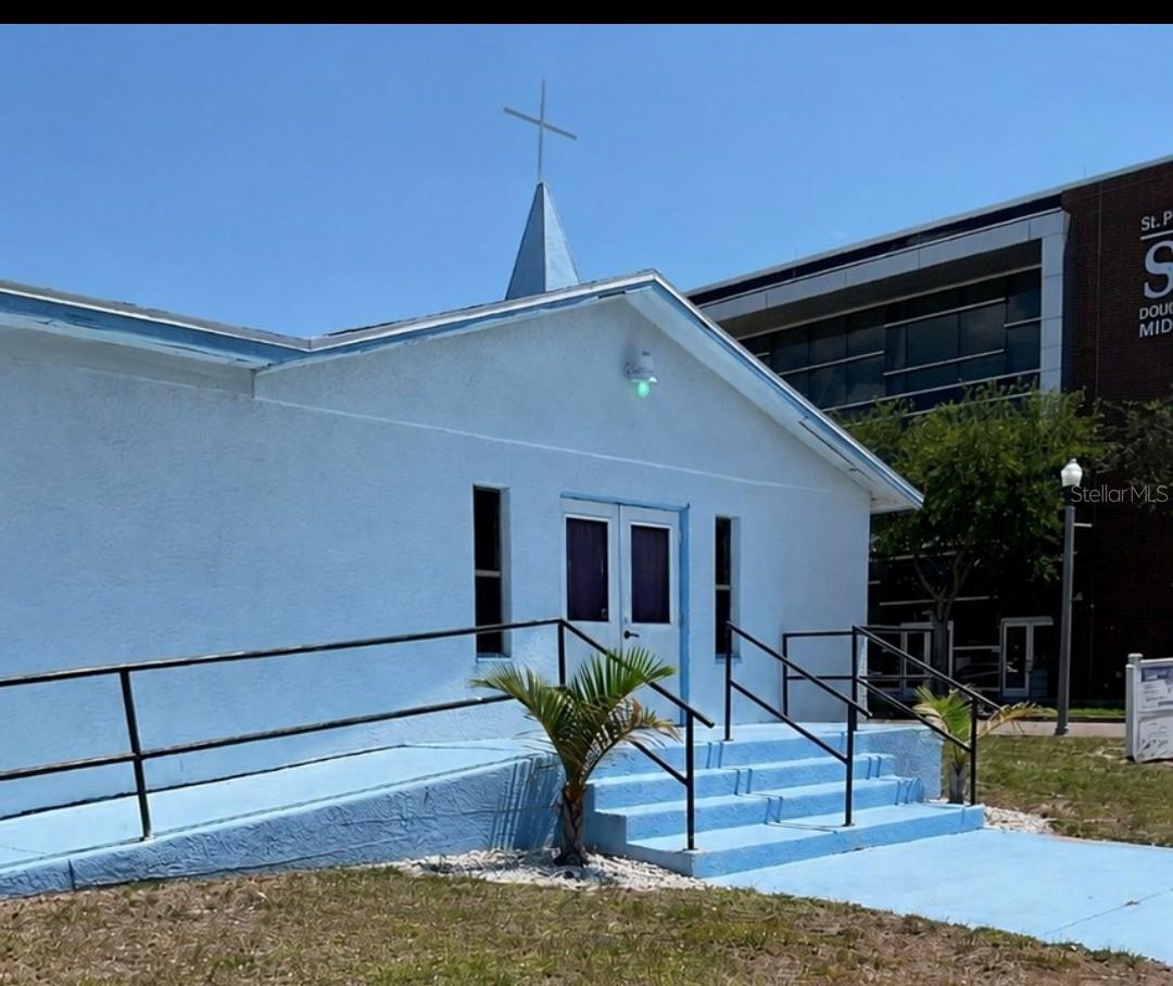An exceptional opportunity to acquire a landmark property positioned within a growing St. Petersburg corridor. This distinctive offering presents space, presence, and potential for continued religious use, community engagement, educational use, or other approved opportunities. Convenient access, established surroundings, and flexible possibilities make this a property worth exploring.  Buyer to independently verify zoning, measurements, permitted use, and development potential.