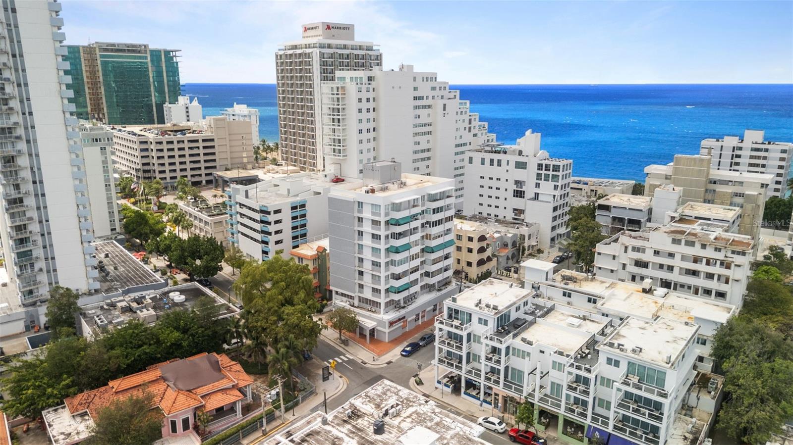 Located in the heart of Condado, this stylish residence at Cond. Son Sid 6B offers the perfect blend of comfort, location, and investment potential. With views overlooking Ashford Avenue, this 2-bedroom, 2-bathroom unit delivers a vibrant coastal lifestyle in one of Puerto Rico’s most sought-after neighborhoods. Featuring a full power generator, water cistern, and short-term rental flexibility, this property is ideal as a primary residence, vacation home, or income-producing asset.
