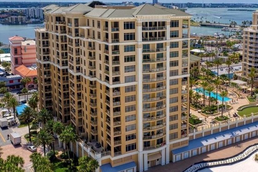 Water views from every window! Updated and well-maintained 6th floor unit with designer finishes throughout. Open concept living areas allow for effortless entertaining. Recent upgrades include new flooring, designer lighting, custom window treatments, and new interior paint. Enjoy a front row seat to the breathtaking sunsets and unobstructed water views from every room, including TWO private terraces. Located on 700 feet of award winning sugar sand Clearwater Beach, resort-style amenities include a beachfront pool, state-of-the-art fitness center, outdoor kitchen area, secured garage parking, and 24-hour concierge services. In the middle of everything Clearwater has to offer, enjoy the best of unsurpassed luxury and nearby attractions such as Pier 60, dining, shopping, and more. This residence offers a superior vantage point showcasing the Gulf’s most desirable perspectives, all while remaining attractively priced at $2.35M!
