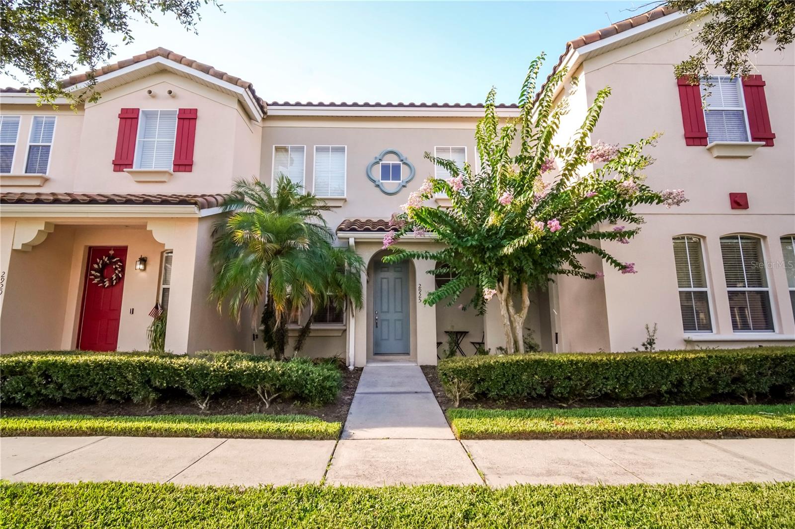 First-Floor Primary Suite | Private Courtyard | Two-Car Garage | Resort-Style Amenities
This Mediterranean-style townhome is located in the Fountains at Crystal Creek community and offers low-maintenance living with a functional, well-designed floor plan. The home features a tile roof, a private courtyard, and an attached two-car garage.
The interior includes three bedrooms and 2.5 bathrooms, with the primary suite located on the first floor. The primary bath includes dual vanities, a soaking tub, a separate walk-in shower, and a walk-in closet. Upstairs, a loft/bonus room provides flexible space that can be used as a home office or additional living area.
The kitchen is open to the great room and includes 42-inch cabinetry, granite countertops, a breakfast bar, and stainless-steel appliances.  A social bathroom and laundry room are also located on the main level.
Community amenities include a pool, spa, fitness center, and clubhouse. The HOA covers water, sewer, trash service, exterior maintenance, landscaping, roof maintenance, and access to the community amenities.
The property is located near SR-417, SR-528, I-4, and US-192, providing access to Orlando-area attractions including Disney, Universal Studios, SeaWorld, and the Mall at Millenia, as well as nearby shopping,and dining.
Schedule a showing today.