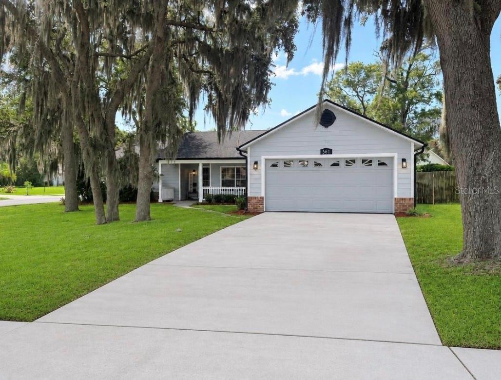 Welcome Home! Here is your chance to own a lovely, move-in-ready 3-bedroom, 2-bathroom home situated in the quiet, well-maintained Eastbrook subdivision. You are just minutes away from convenient I-4 access and historic Downtown DeLand's dining, shopping, and events! With a newer roof, A/C, and water heater, a spacious fenced-in backyard, and gutter guard, all the big-ticket items have already been taken care of. Simply move in, relax, and start enjoying your beautiful new home in this highly sought after community!  Information provided is deemed to be accurate but cannot be guaranteed.  Some photos have been digitally enhanced by using artificial intelligence