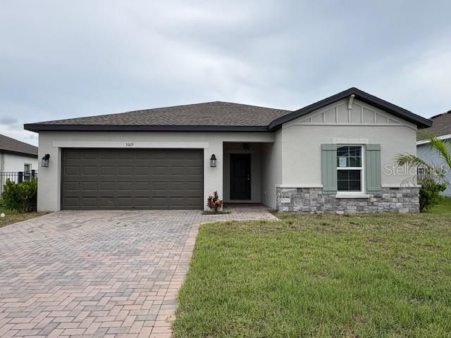 This almost new 2022 spacious 3-Bedroom, 2-Bath with open, split floorplan residence includes Pond View and Modern Upgrades! Located in a quiet, gated neighborhood with no direct back neighbor and fully fenced, this home offers privacy, style, and comfort. The open-concept layout is perfect for entertaining, with a spacious living room that flows into the dining area and a modern kitchen. Enjoy Florida living from your screened-in lanai overlooking the pond, or relax in the fully fenced-in backyard. Trevesta residents enjoy resort-style amenities including a beautiful pool, clubhouse, and playground. Low HOA fees also include Cable TV,