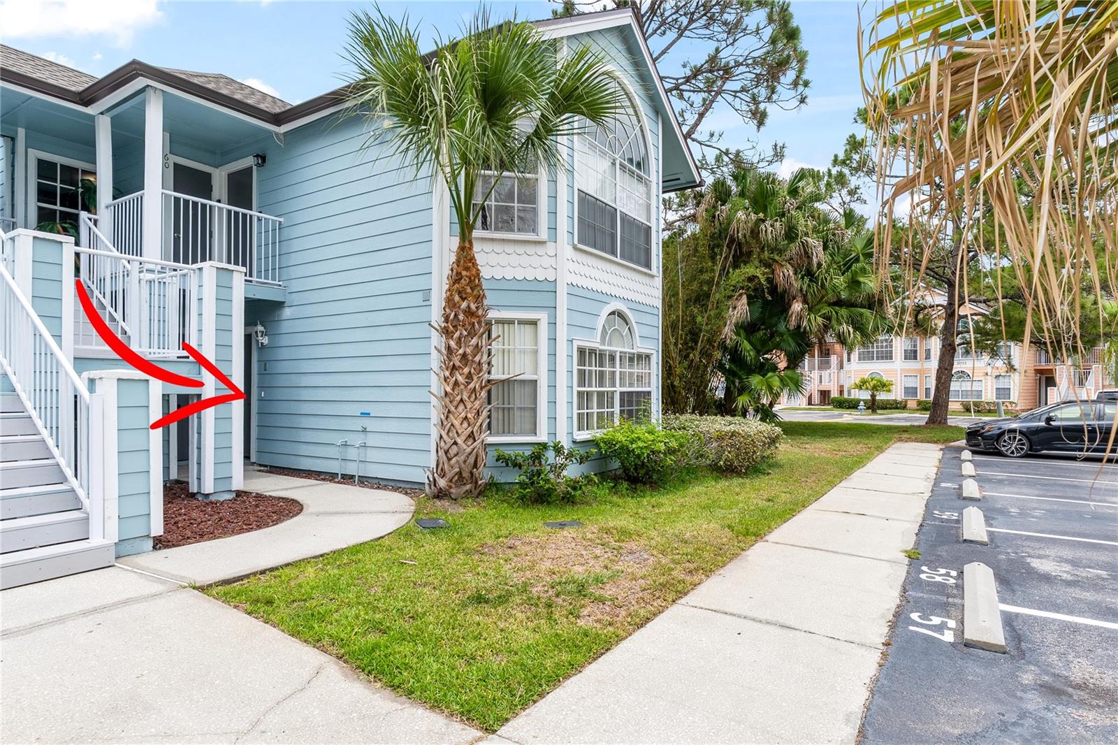 Beautifully Renovated Ground-Floor Condo in Royal Palm Bay!

Welcome to Unit 59 at Royal Palm Bay, a beautifully updated 3-bedroom, 2-bathroom ground-floor condominium offering style, comfort, and convenience just minutes from Disney, shopping, dining, and major attractions.

Step inside to discover a bright and spacious open-concept floor plan highlighted by stunning large-format porcelain tile flooring throughout, creating a clean, modern look that's both elegant and easy to maintain. The renovated kitchen features contemporary cabinetry, sleek countertops, updated fixtures, and ample workspace, flowing seamlessly into the expansive living and dining areas.

The generously sized primary suite includes an updated en-suite bath with modern finishes, while two additional bedrooms provide flexibility for family, guests, or a home office. Large windows and sliding glass doors fill the home with natural light with peaceful views of the surrounding greenery.

Enjoy the convenience of ground-floor living with easy access and a private covered patio area perfect for morning coffee or relaxing after a day of exploring Central Florida.

Residents of Royal Palm Bay enjoy a variety of community amenities, including a resort-style swimming pool, fitness center, clubhouse, and beautifully maintained grounds. Whether you're looking for a primary residence, vacation home, or investment opportunity, this move-in-ready condo offers exceptional value in a highly desirable location.