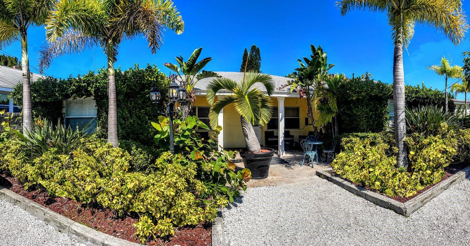 Exceptional & rare short-term rental opportunity with a prime Clearwater Beach location! Discover unparalleled profitability with this stunning short-term rental property well-suited for large group vacations, and ideally situated just 150 steps from the pristine sands of Clearwater Beach, one of the top beach destinations in the entire United States. This unique offering features two separate, fully updated cottages, perfectly designed for versatile accommodations. The front cottage features 7 bedrooms (two of them are suites with an additional attached extra room with their own door for extra privacy) and four bathrooms, while the back cottage has 3 bedrooms and two bathrooms. Both buildings have wood-look tile throughout, updated kitchens with granite counters. The backyard in-ground pool offers hours of fun, and two sets of washers & dryers provide convenience. Clearwater Beach is a high demand tourist area. This property is close to the shops and restaurants of Clearwater Beach. Zoned “Tourist”, so nightly rentals are allowed. Capitalize on this rare opportunity to own a highly profitable short-term rental property in one of Florida’s most coveted beach destinations. Your gateway to exceptional rental income and beachside bliss awaits!