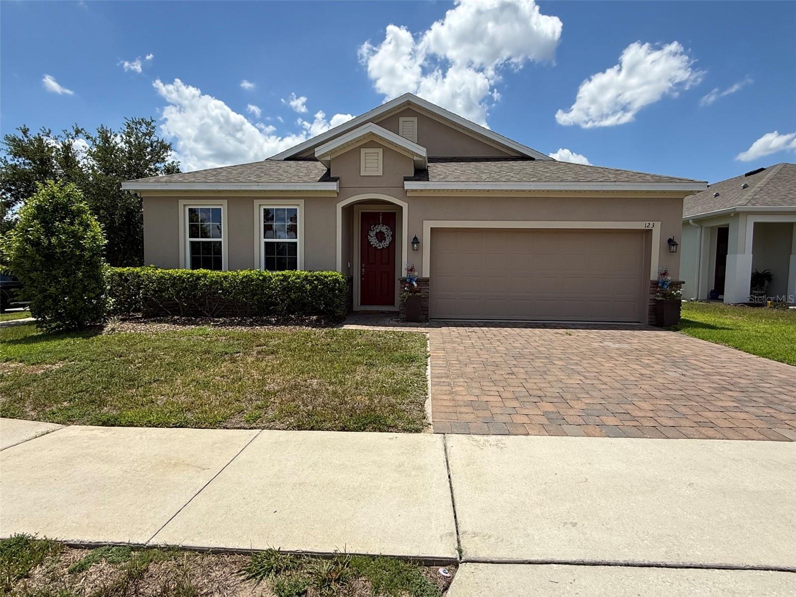 A gorgeous 4 bedroom and 2 bathroom home located in the desirable community of Preserve at Sunrise in Groveland, Florida and is available for move in 07/31/2026.  The community features a community pool, playgrounds, covered picnic areas with charcoal grills, a community dock, and many green spaces throughout.  The home is conveniently located minutes from restaurants, shopping, and schools, with an easy commute to Clermont, FL.  Easy access to major roads, like Hwy 50 and Florida's Turnpike.
This home was previously the builder’s model home and features tons of upgrades. It is located on a corner lot.   Upon entry you will be impressed with the beautiful upgrades made to this home. You will notice the detailed molding in the entry way and throughout, along with upgraded lighting, and decorative wall features. The modern kitchen features white cabinets, stone counters, all stainless-steel appliances, and a large pantry.The home features a free-flowing floorplan, with an open living concept creating the perfect space for entertaining guests.  Just off the living area is the main bedroom suite with an ensuite bathroom, featuring dual sinks, walk in shower, soaking tub, and separate toilet room, and large walk-in closet. The 3 bedrooms are located on the other side of the living space, creating a true split plan for the ultimate privacy from the main suite.There is a second hall bath with dual sinks and tub/shower combo.  At the back of the home, step out into the large patio overlooking the completely fenced yard.   There is a two-car garage.  Washer and dryer provided as a convenience item, but tenant maintains.  Tenant maintains lawn/shrubs. No smoking in or on the premises.  One dog allowed, up to 20lbs. pet fee and pet rent required (see lease terms).  Please contact Florida Rental Team to schedule a showing appointment!