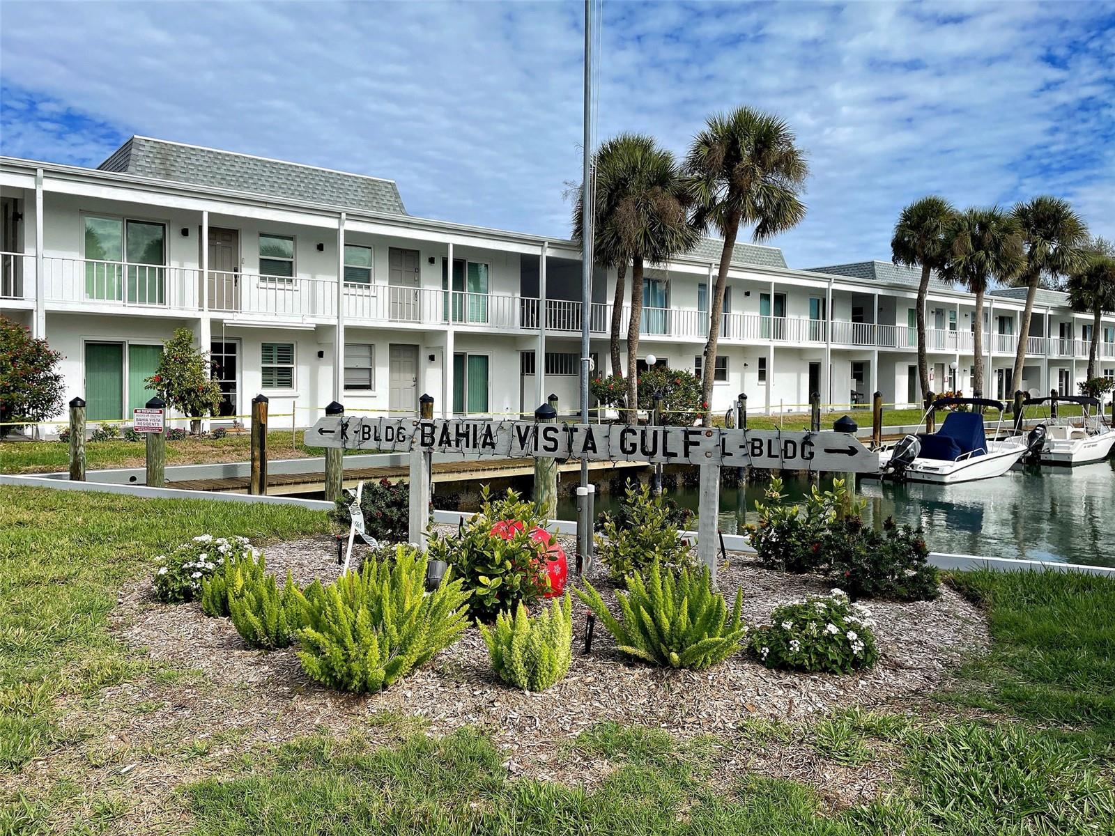 Remarkable and comfortable 2nd floor condominium in the highly desirable Bahia Vista Gulf community on the Island in Venice! This beautifully updated residence offers an open concept living layout with modern kitchen cabinetry and newer appliances! This location cannot not be beat to enjoy the lovely beaches of Venice as that is also part of your association here. One of the largest pools by the beach in Venice, recently upgraded to a salt water pool. Large sundecks available to soak in the sunshine! This unit overlooks the canal that dockage may be available to enjoy with no bridges to the Gulf. Impact windows and slider recently installed. One month rentals are allowed in this association. Only a few personal items not included with the sale, so come take a peek!