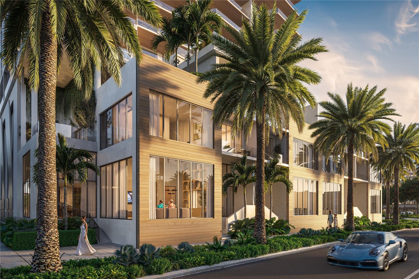 Under contract-accepting backup offers. One or more photo(s) has been virtually staged. Under Construction. One or more photo(s) has been virtually staged. Under Construction. Introducing the One Park Townhome Collection! With world-class architecture and interiors, the 18-story One Park is bringing a quintessential lifestyle to one of Downtown Sarasota’s most sought after locations, Boulevard of the Arts. Designed for elevated living, these contemporary multi-level residences with private entrances and thoughtfully curated interiors, blending the feel of a single-family home with the conveniences of a premier waterfront community. Townhome features include expansive floor-to-ceiling windows, smart home technology for seamless personalization with the touch of a button, a contemporary lighting package, fully built-out closets, wood or porcelain slab flooring throughout, 8' tall interior doors, Subzero and Wolf appliance package, and outdoor terraces with modern glass railings. Two standout features of the One Park Townhomes are the private two-car garage with direct access to the first level and the private third-level rooftop. The rooftop is designed for outdoor gatherings, offering views of the 53-acre park at The Bay. The summer kitchen sets the stage for casual meals and al fresco conversations, while the plunge pool offers a serene retreat to unwind and enjoy the surrounding beauty. World-class amenities and services include resort-style infinity-edge pool and spa deck with lounge area, wellness spa, private theater room, and a state-of-the-art fitness studio featuring the latest high-tech exercise equipment, Pilates, yoga and cycling rooms. A 53-acre signature Bay Park, Boating and Beaches are at residents’ fingertips, while art, cultural venues, fine dining and social spaces are just steps from their front door. Developed by nationally acclaimed Property Markets Group (PMG) and Moneyshow. This visionary team will deliver a masterfully crafted luxury Bayfront living experience.