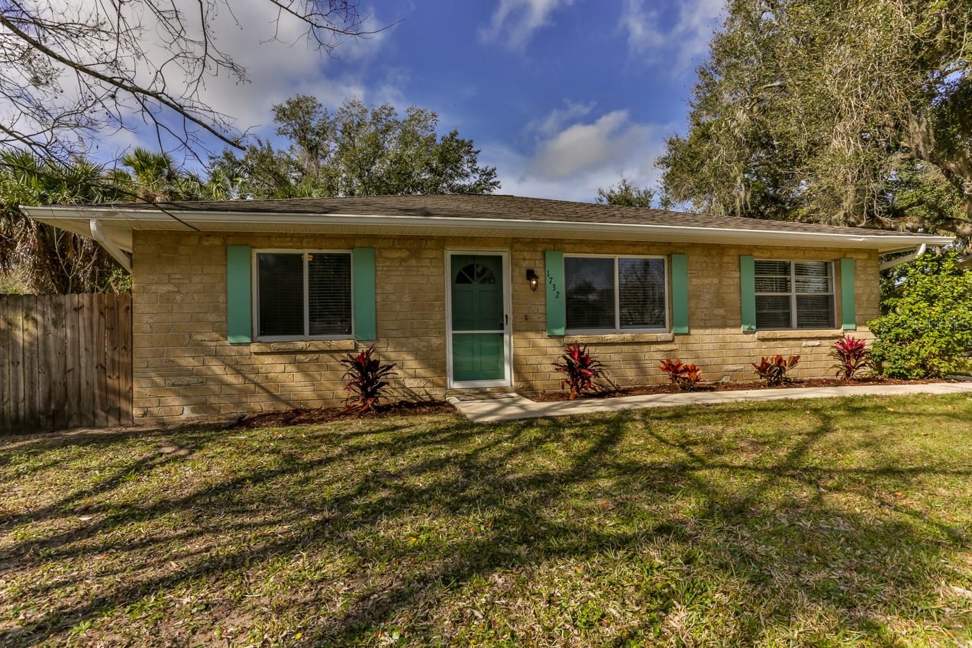 This super cute 3 bedroom 2 bath move in ready concrete block home located in the popular Florida Shores has great curb appeal and is so much bigger than first impressions. Open and airy split bedroom floorplan with a full Master bath, inside laundry room and a large, private fenced backyard makes this home a great place to live. Some recent updates include brand new carpet in the Master Bedroom and walk in closet; crown molding, fresh and clean bathrooms, freshly painted inside, new HVAC in 2019, newer electrical panel, hot water heater replaced in 2015, and roof replaced 2010. Store your boat or RV through the double gate leading to the backyard because this community has NO HOA!. Convenient location to I-95, the river and the beach! Information deemed reliable, buyer must verify. ;Water: City