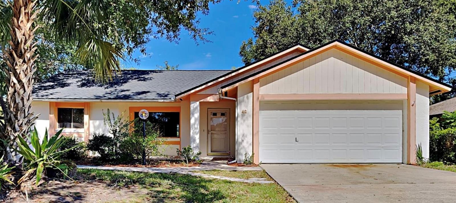 Welcome home to this 3bedroom, 2 bath Palm Coast POOL home with an attached 1/1 guest or multi-gen suite with a separate entrance. Move in ready with NEW ROOF, Newly painted interior, New floors, updated kitchen and baths. Step out your back door onto a covered patio with a utility sink, then splash into the screened pool with freshly painted deck. The master suite consists of a spacious sleeping area, full size walk-in shower, extended vanity, granite countertops, and 2 ample closets. 2 more bedrooms, a full bath, and inside laundry room complete the interior. Located just minutes from the beaches, Intracoastal waterway, dining, entertainment, and major roads to popular work centers. Book your private showing today. ;Water: City